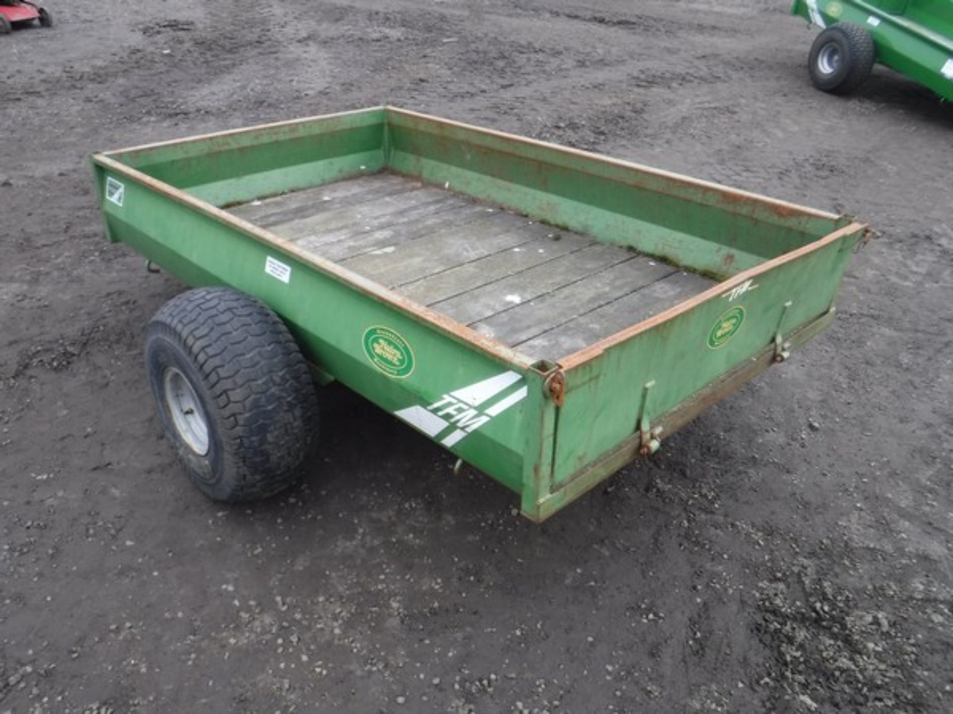 TFM GROUNDS TRAILER, ID 6434, SINGLE AXLE - Image 2 of 3
