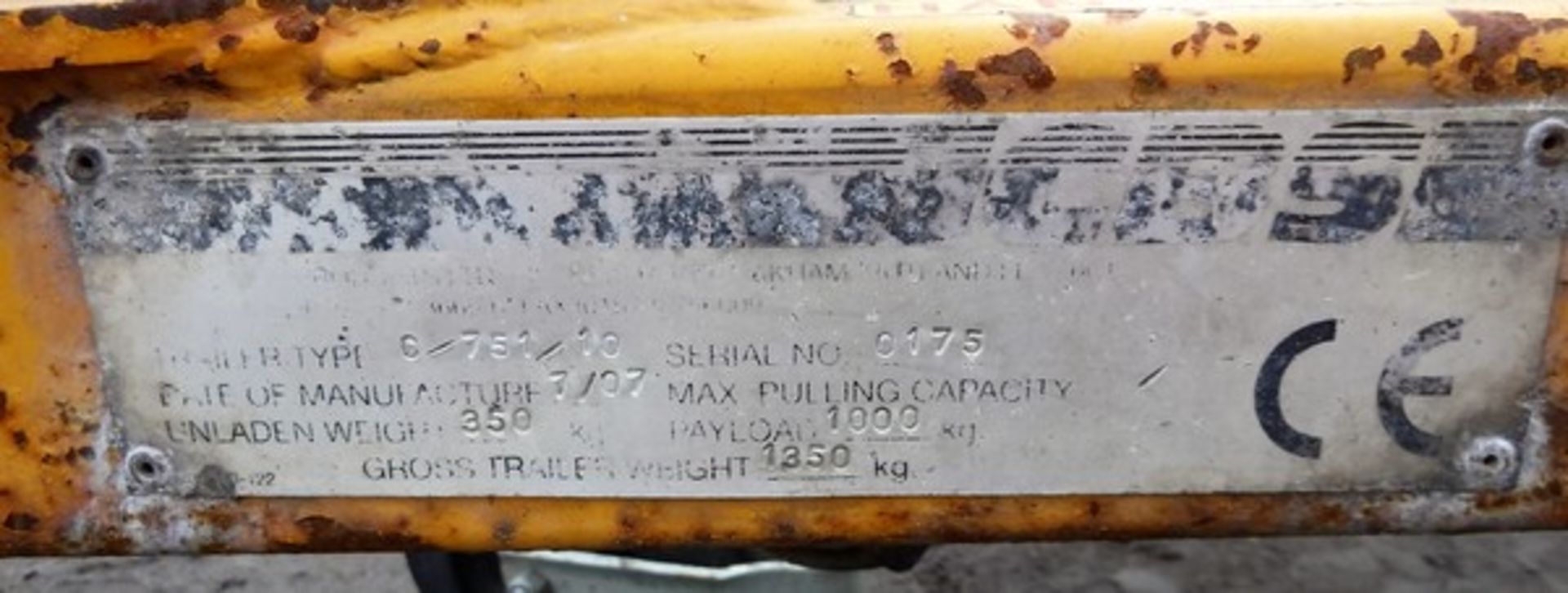 CDS CABLE REAL TRAILER, TYPE G7510, ASSET NO 758-7008 - Image 8 of 12