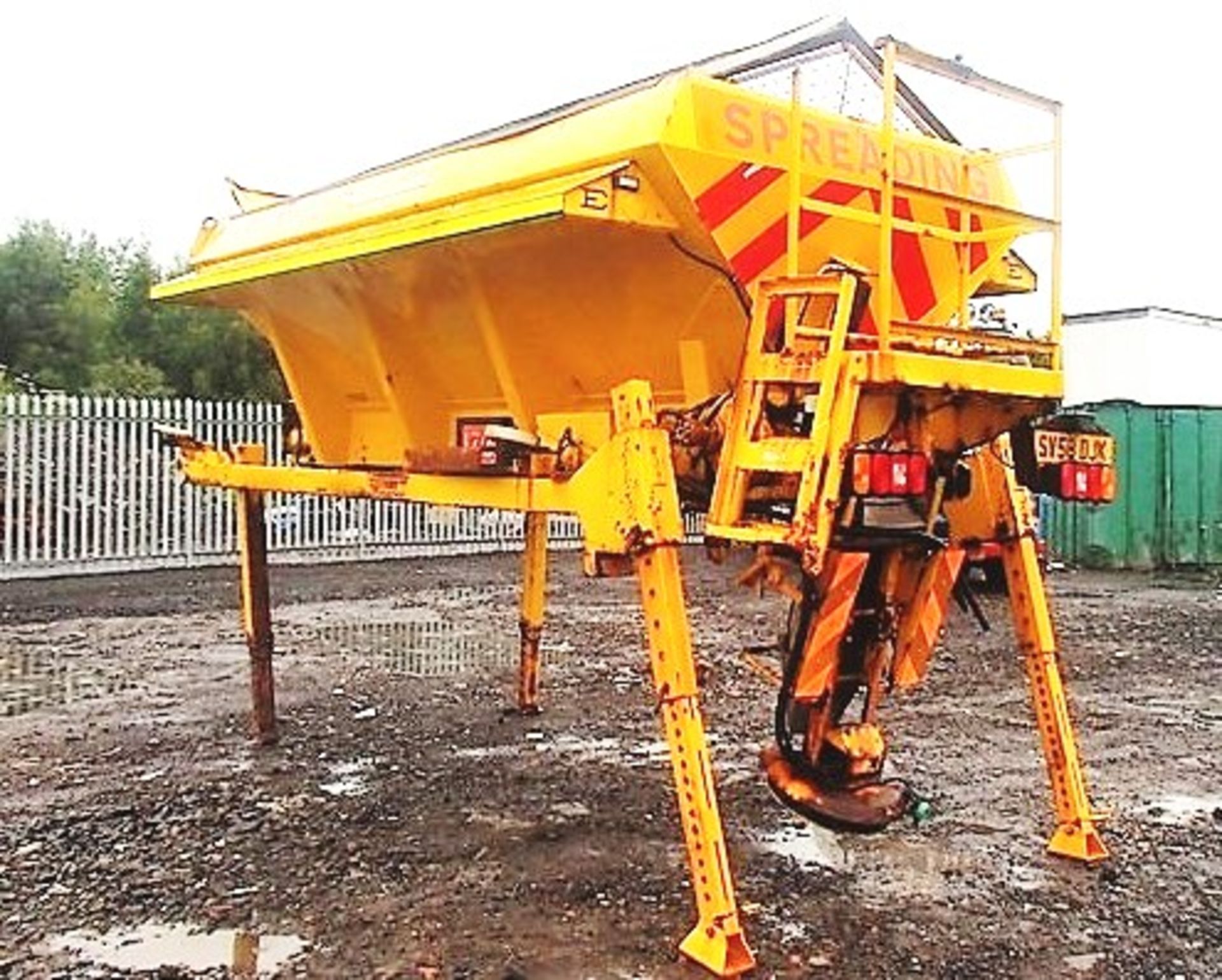 2008 ECON DEMOUNTABLE SALT SPREADER UNLADEN WEIGHT 1855KG MODEL WZCOVJ46 S/N 37966 - Image 5 of 8