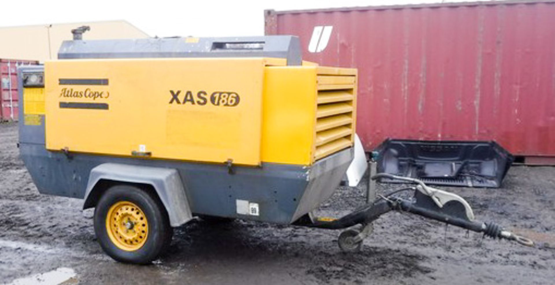 2009 ATLAS COPCO COMPRESSOR, XAS186/400CEM, S/N 768651, 3582HRS (NOT VERIFIED) - Image 8 of 12