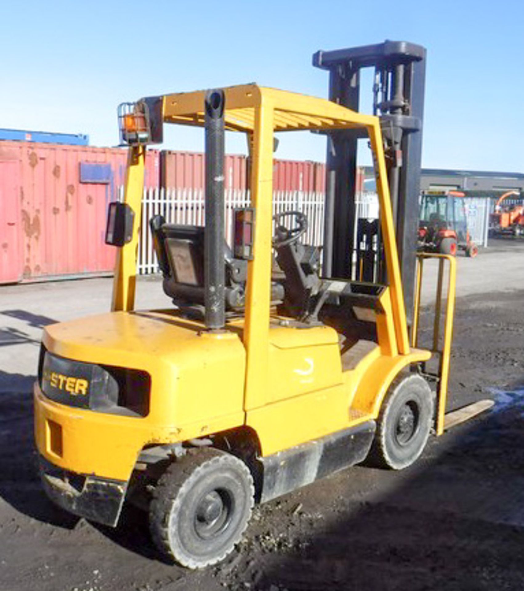 2002 HYSTER H2.50XM DIESEL FORKLIFT. SN H177B327392. 6068 HRS (NOT VERIFIED) - Image 9 of 13