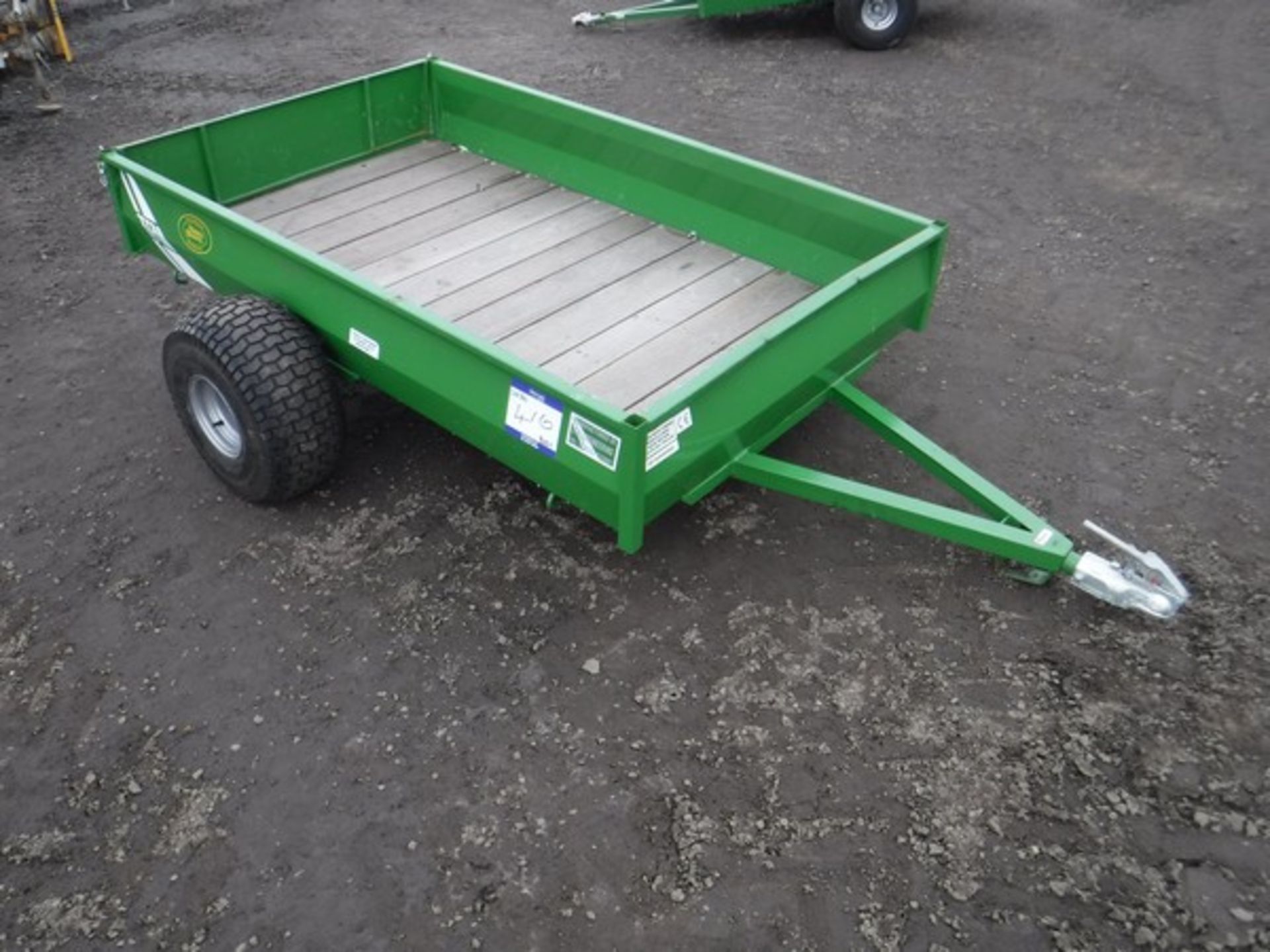 TFM GROUNDS TRAILER, ID 6433, SINGLE AXLE - Image 3 of 6