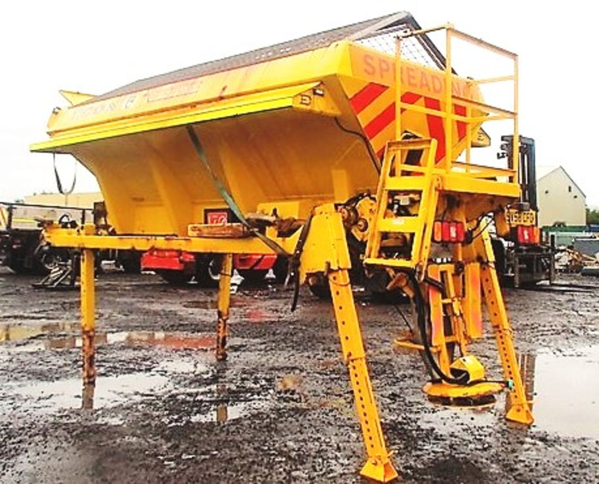 2008 ECON DEMOUNTABLE SALT SPREADER UNLADEN WEIGHT 1855KG MODEL W2COVJ46 S/N 37965 - Image 5 of 9