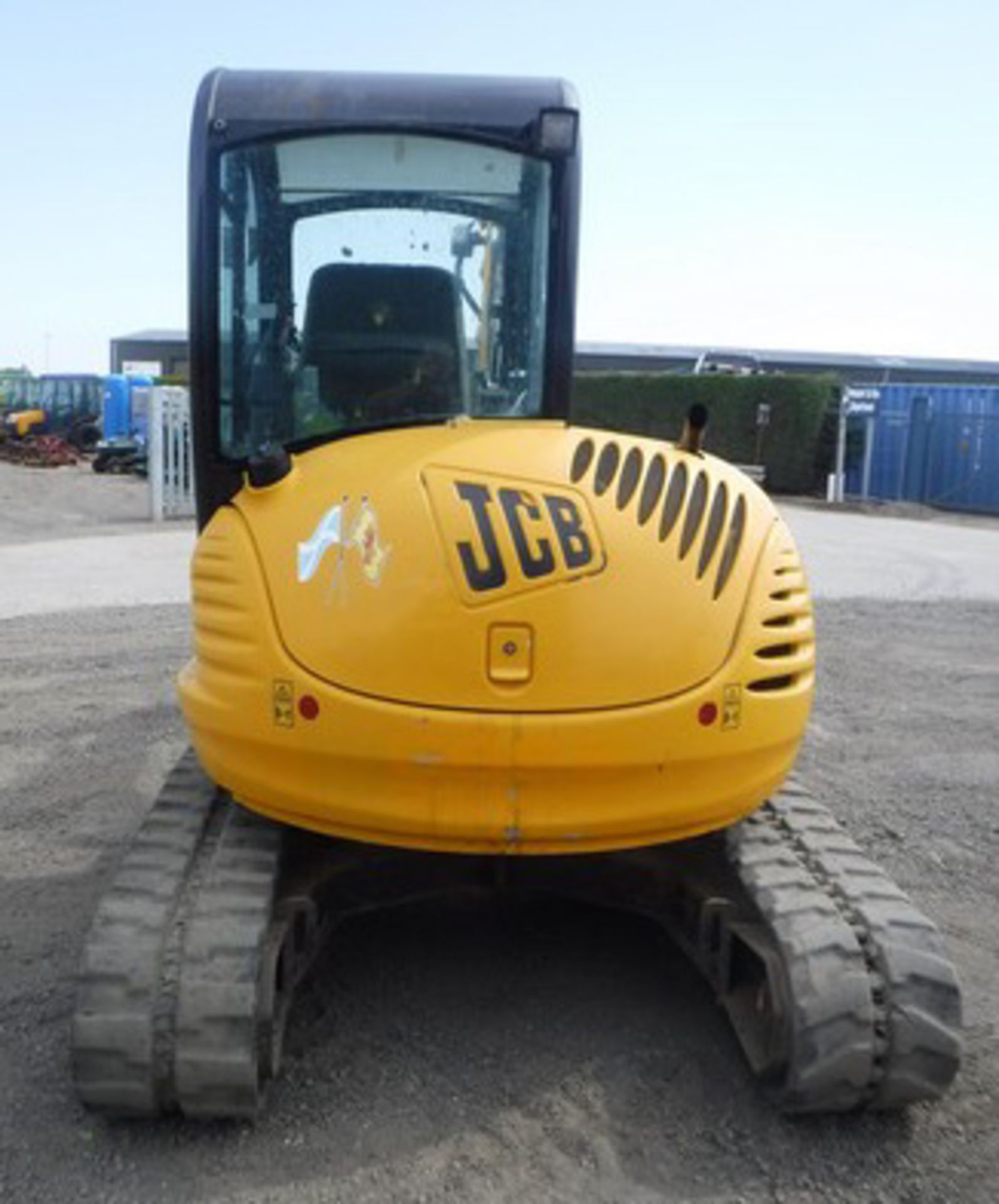 2009 JCB 8045 Mini Excavator . S/N 1070829. c/w bucket, hammer lines,q/hitch,rubber tracks & dozer b - Bild 14 aus 16