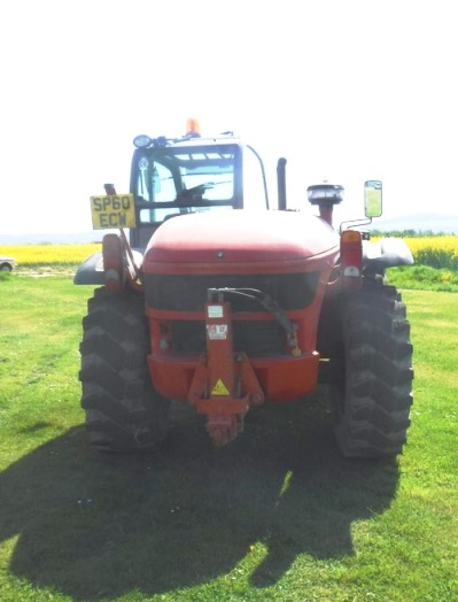 2011 MANITOU MLT627 TURBO. Air con. Solid filled tyres. Reg No SP60 ECW. 4798hrs (not verified) - Bild 16 aus 18