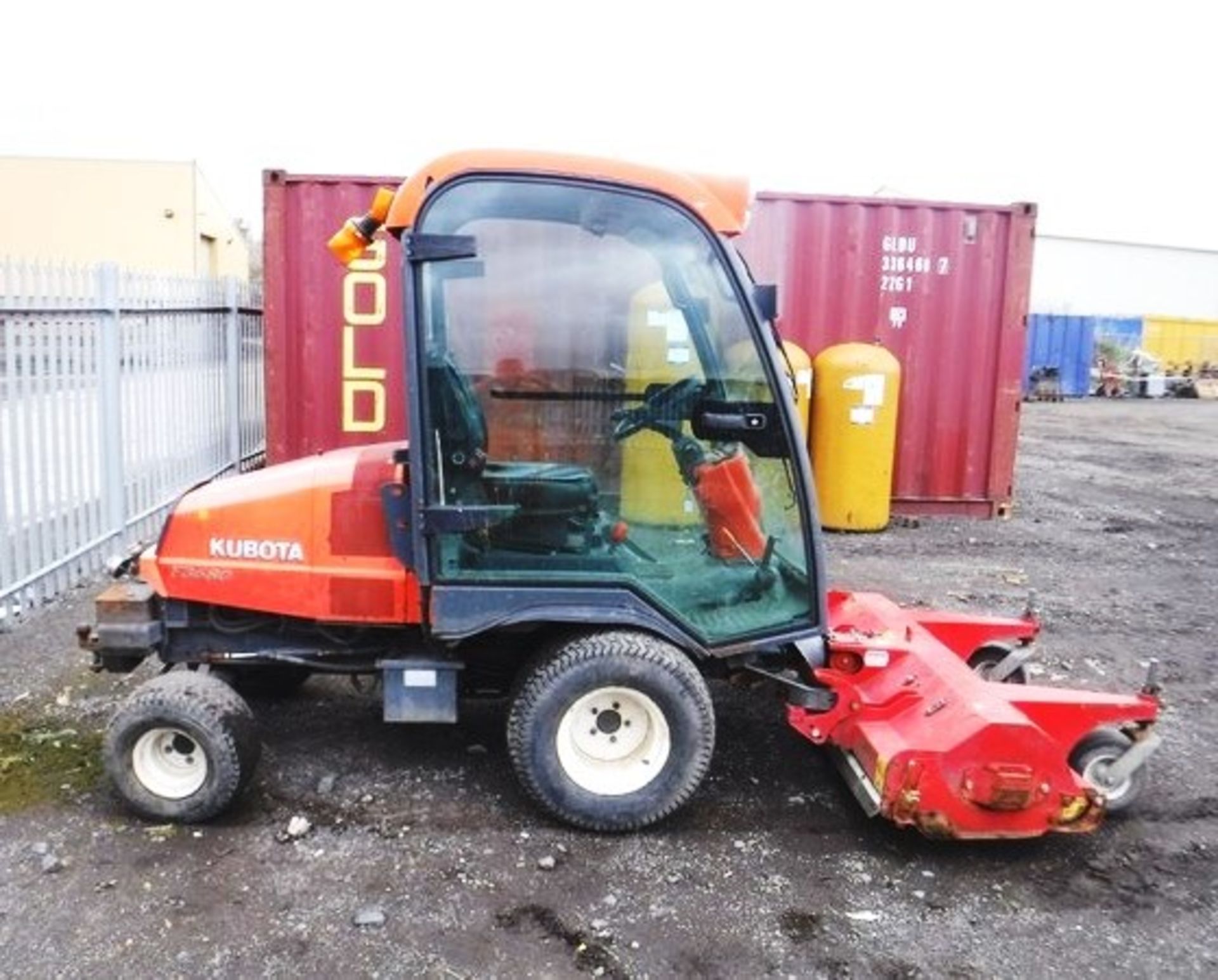 2012 KUBOTA 3680FC. Reg No SP12 AHL c/w flaildeck 155 out front mower. 1545hrs (not verified). This - Image 7 of 12