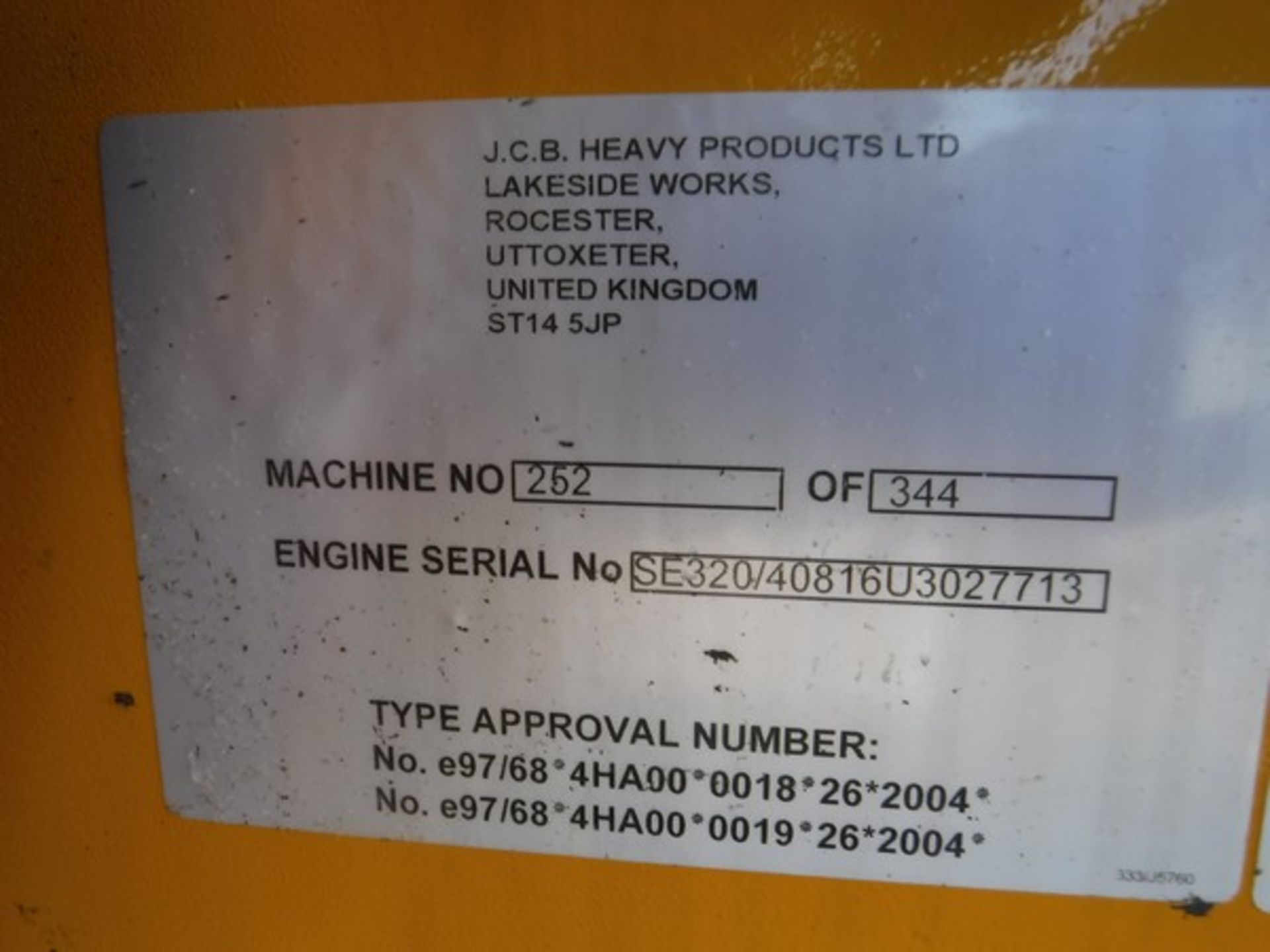 2014 JCB 160W, reg - SF14GSY, s/n DH02299074, 4608hrs (not verified) - Image 8 of 25