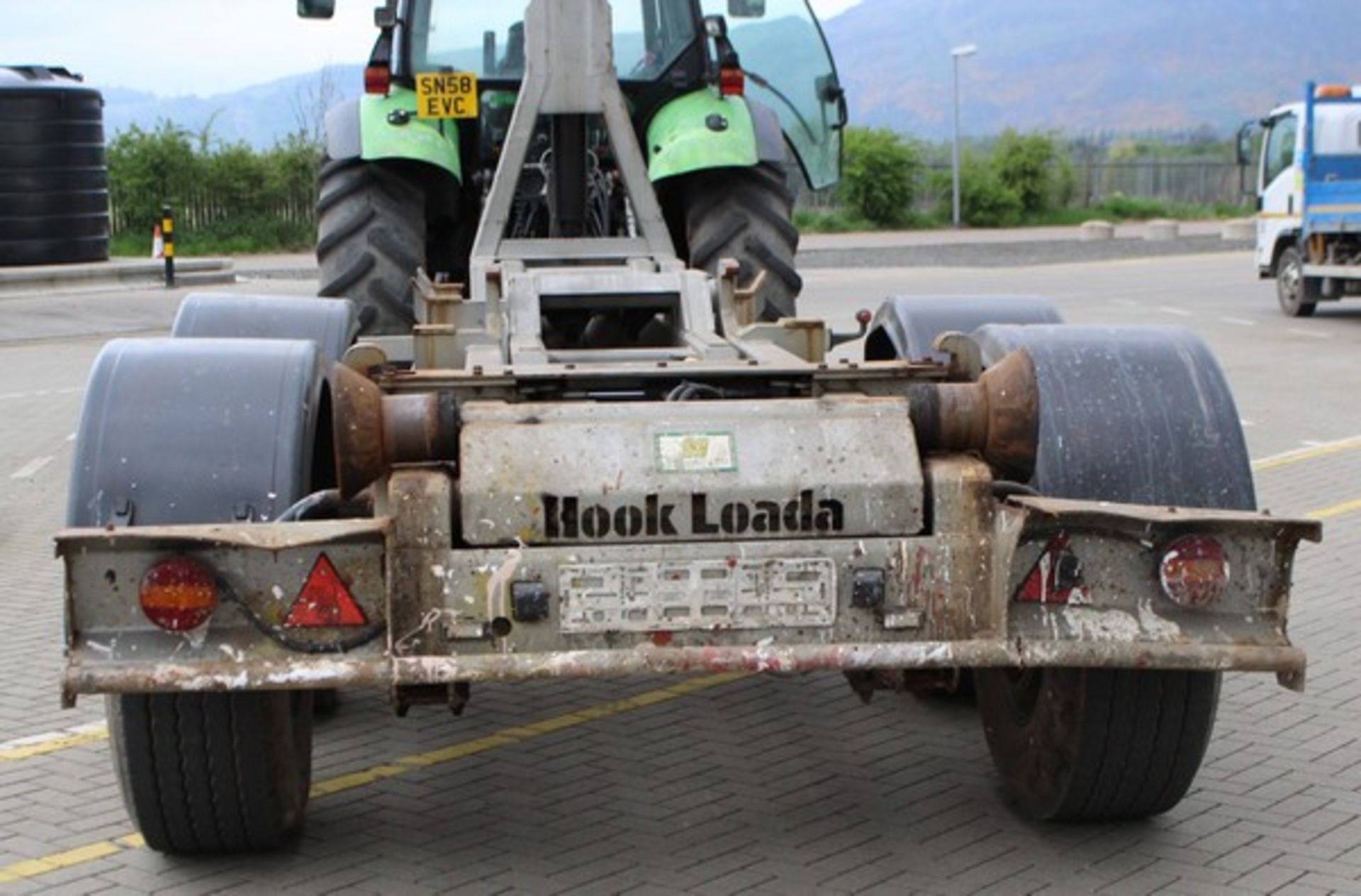 2008 HOOK LOADA HL1600 - bighook skip loading trailer. Twin axle. S/N HL1402. GVW 21000kg. - Bild 4 aus 8