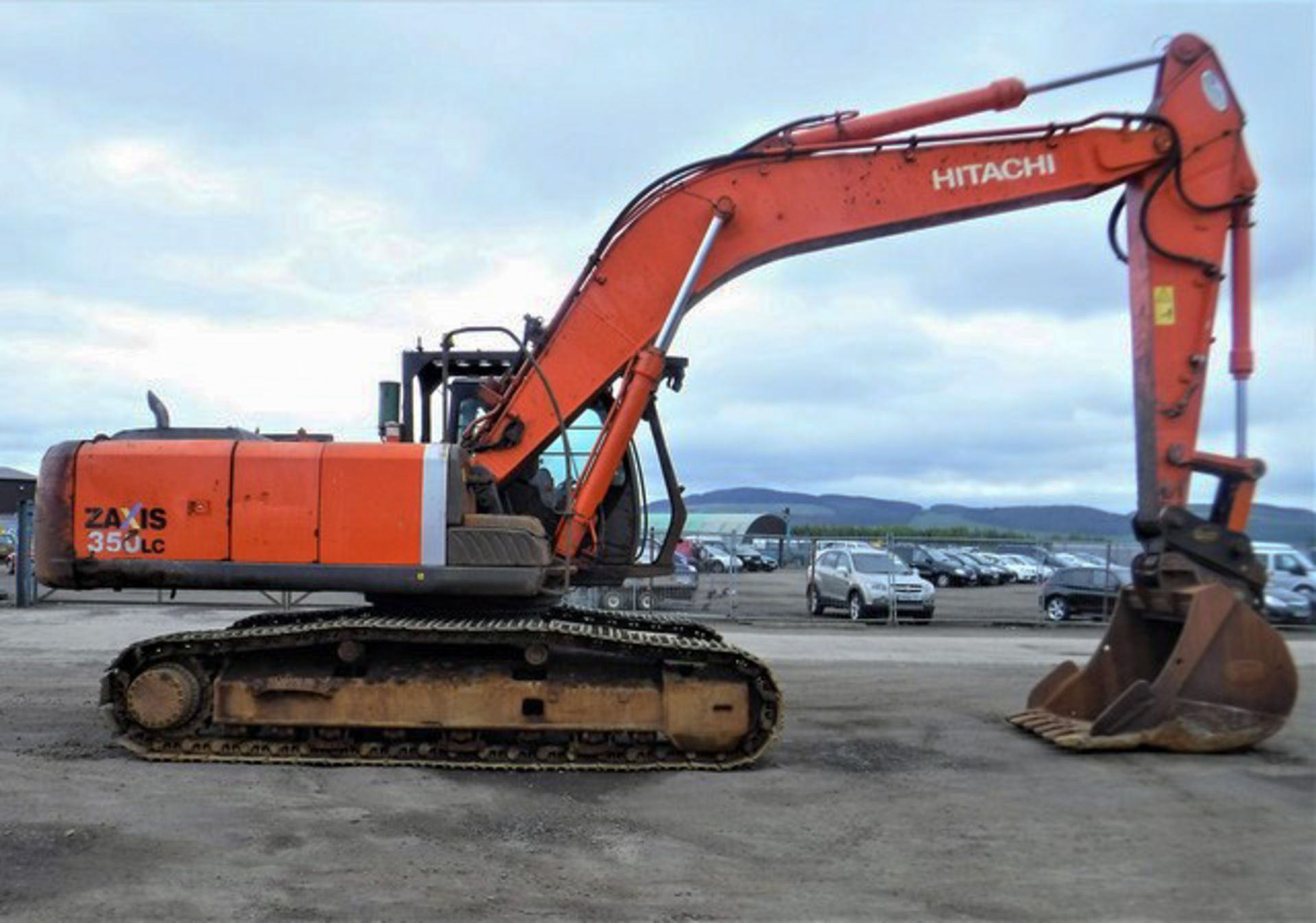 2008 HITACHI ZX350LC-3 excavator, s/n - HCMBFP00P00054918, 8750hrs (not verified), 1 bucket.