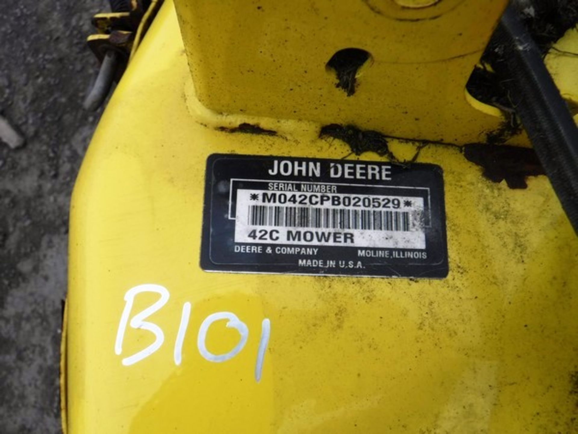 JOHN DEERE decks X 3. - Bild 2 aus 2