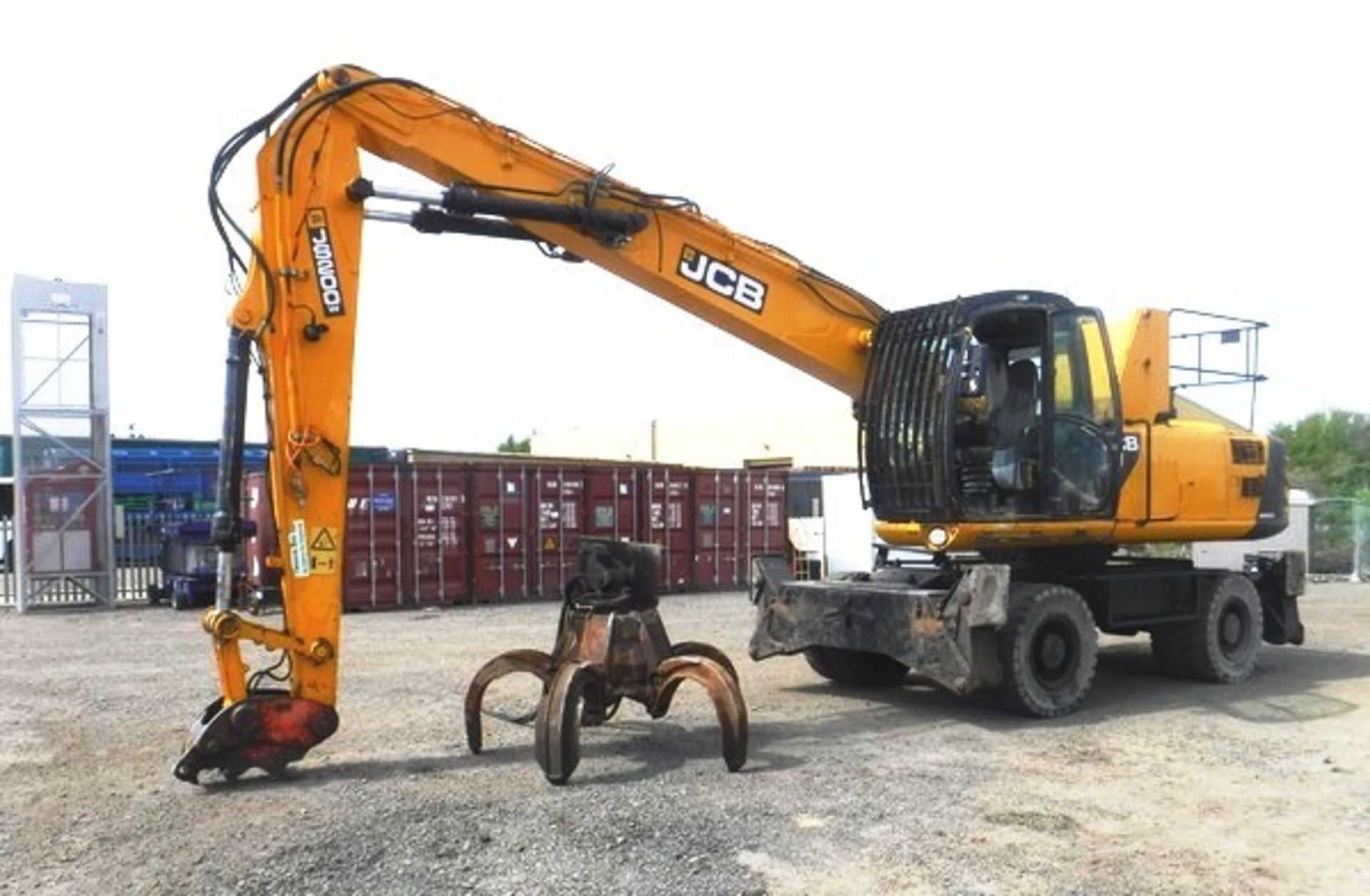 2009 JCB JS 200W wheeled excavator s/n JCBJW200L91542034. 11518hrs (not verified)