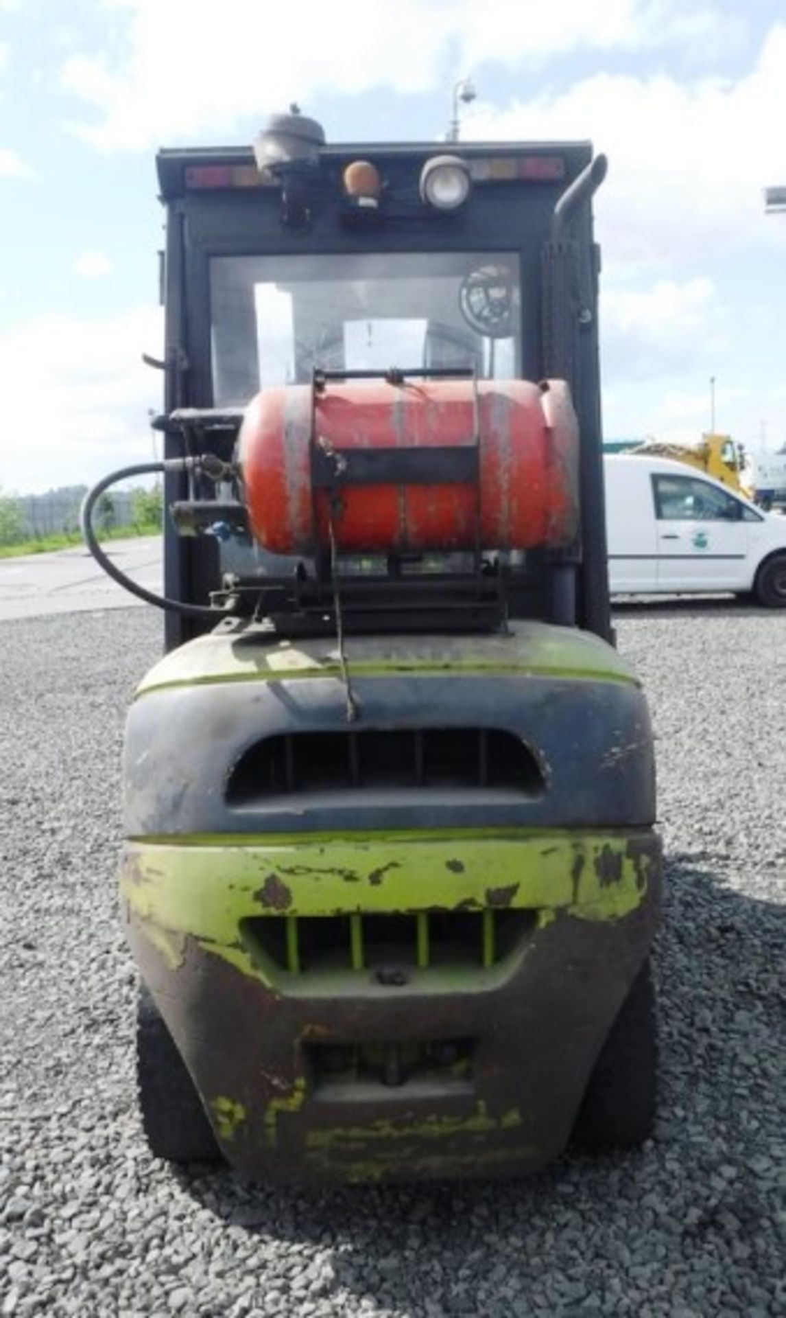 2010 CLARK C30L gas forklift, s/n P232/1208-9644KP, c/w Cascade Rotator, 3 tonne capacity, side shif - Bild 14 aus 17