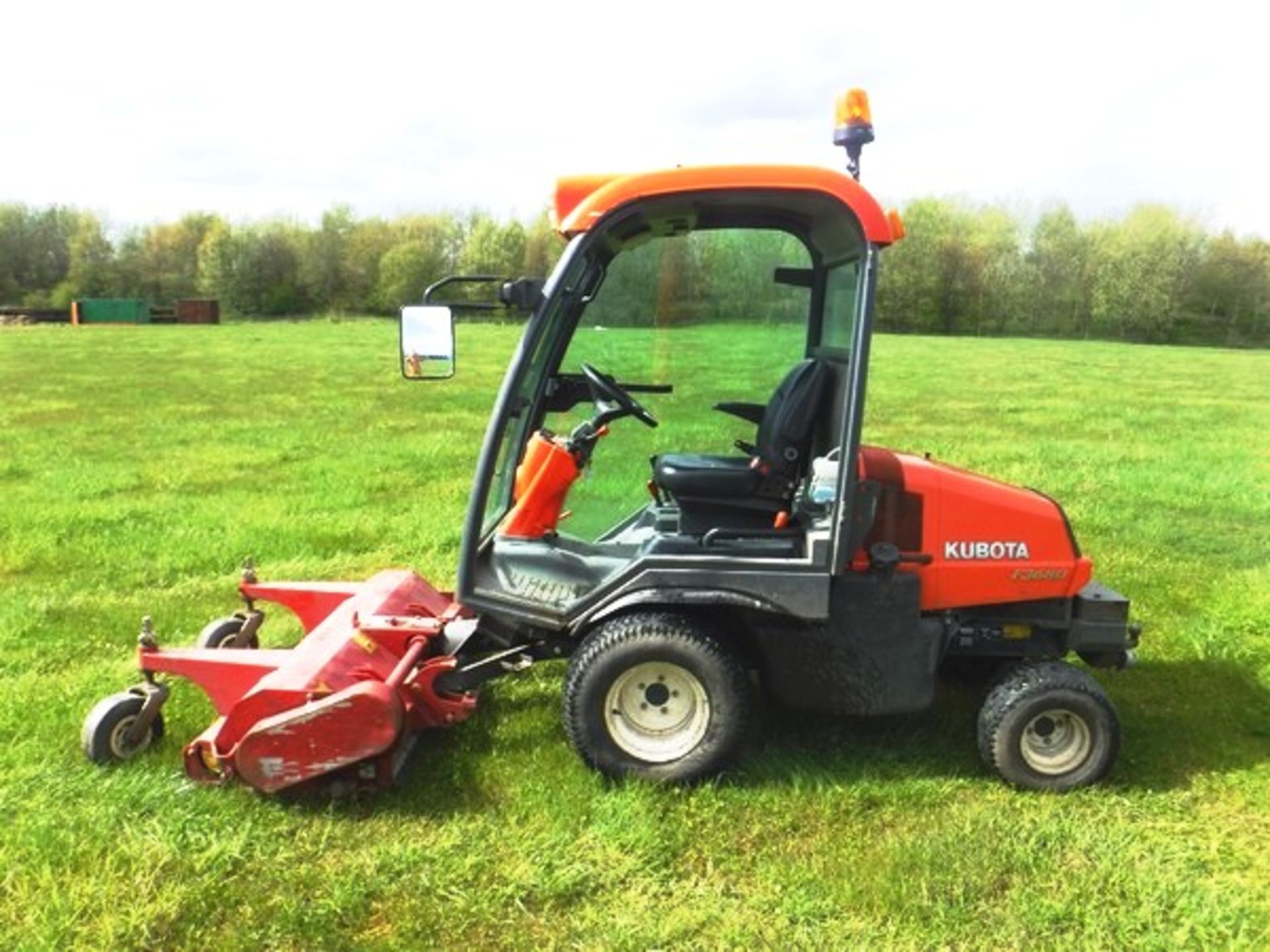 2010 KUBOTA 3680 - FC. Flaildeck 155 out front mower. Reg No SP12 AHF, s/n 3680 C327-21. 1229 hrs (n - Image 17 of 18