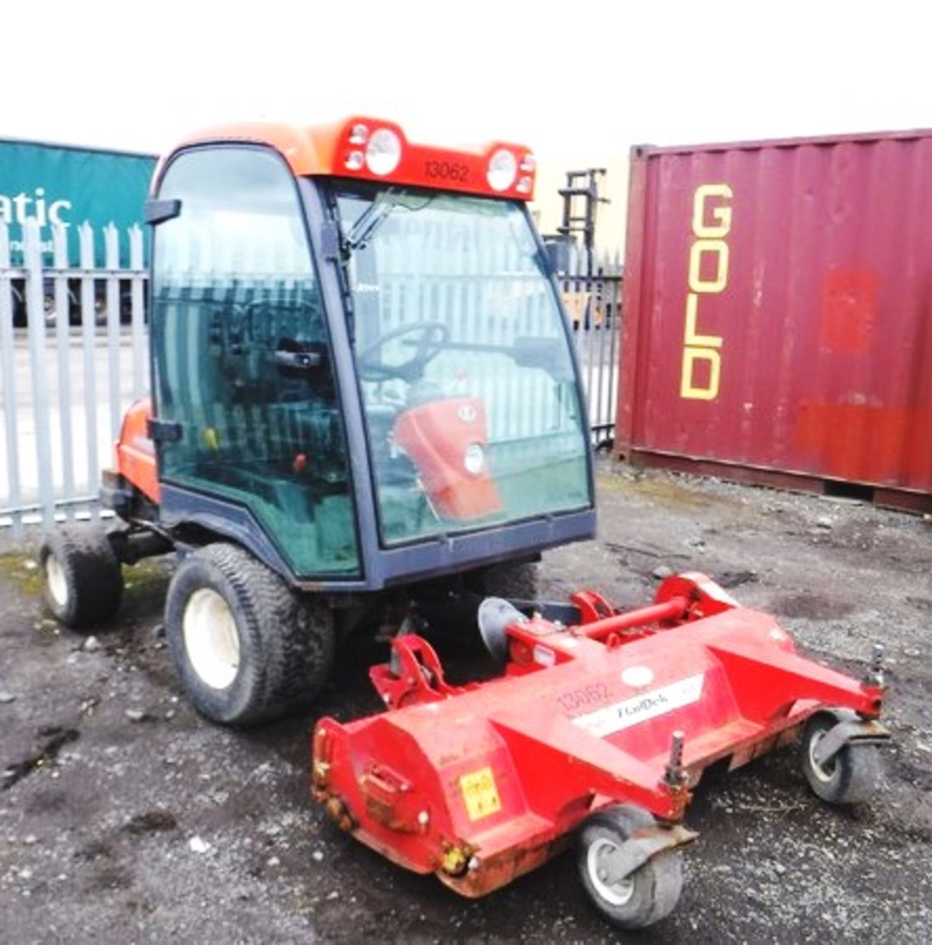 2012 KUBOTA 3680FC. Reg No SP12 AHL c/w flaildeck 155 out front mower. 1545hrs (not verified). This - Image 6 of 12