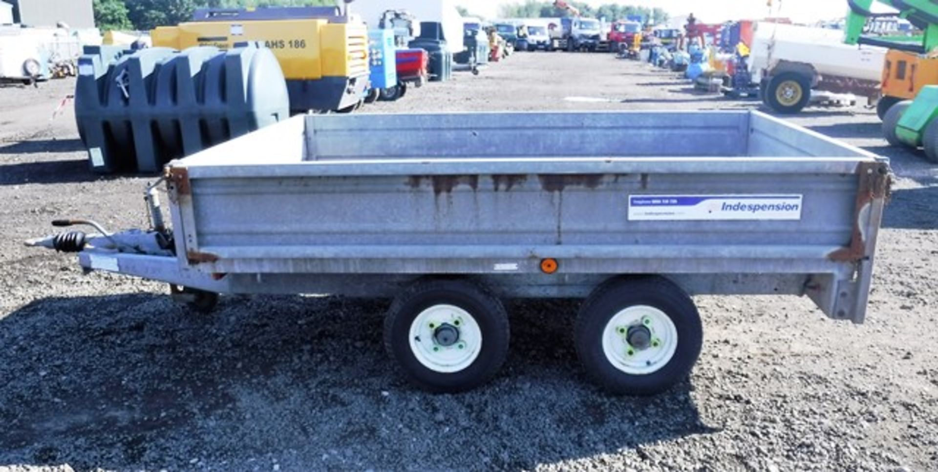 INDESPENSION dropside trailer 8' X 5'6" - Image 3 of 7