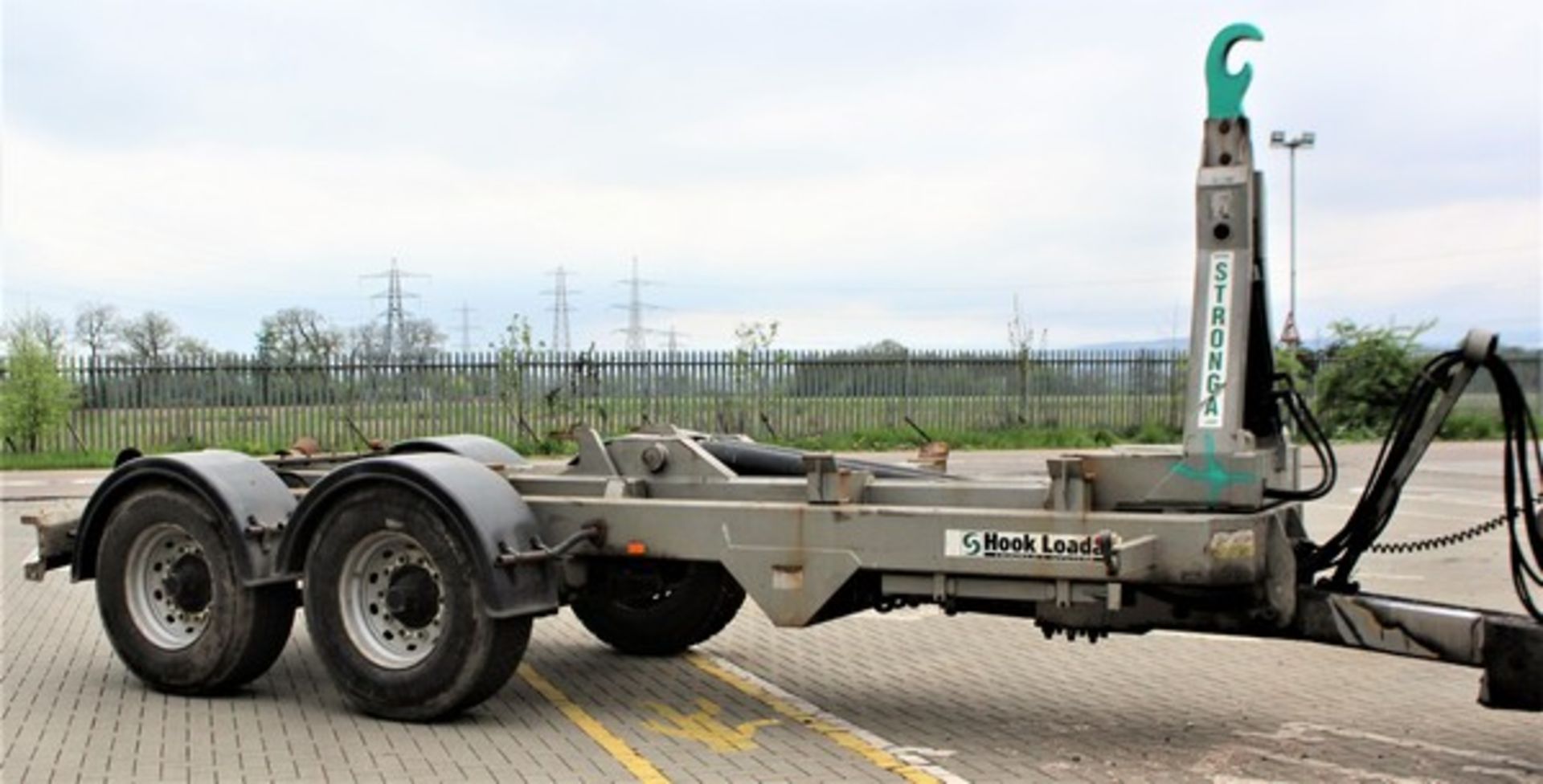 2008 HOOK LOADA HL1600 - bighook skip loading trailer. Twin axle. S/N HL1402. GVW 21000kg. - Image 6 of 8