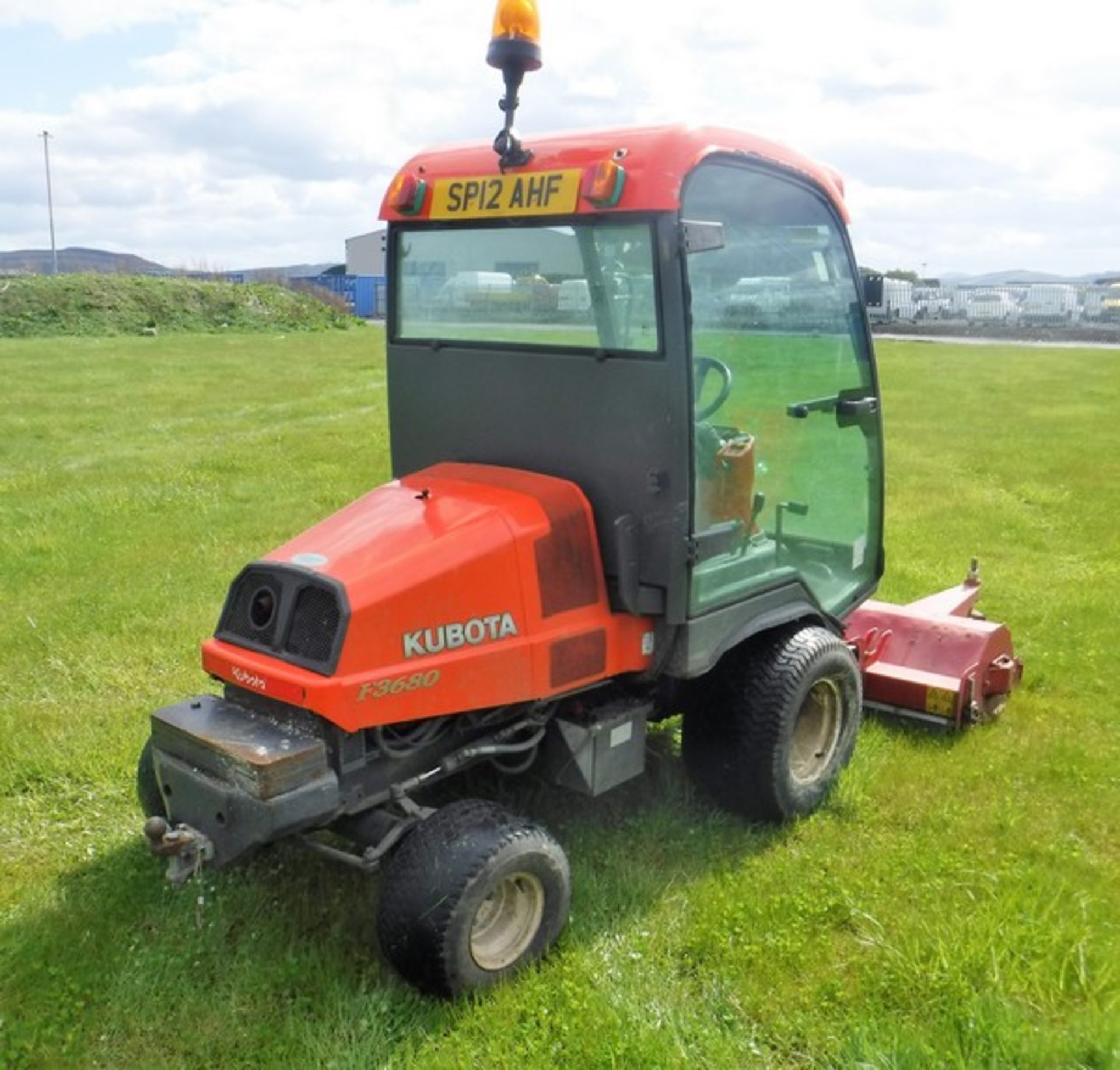 2010 KUBOTA 3680 - FC. Flaildeck 155 out front mower. Reg No SP12 AHF, s/n 3680 C327-21. 1229 hrs (n - Image 14 of 18