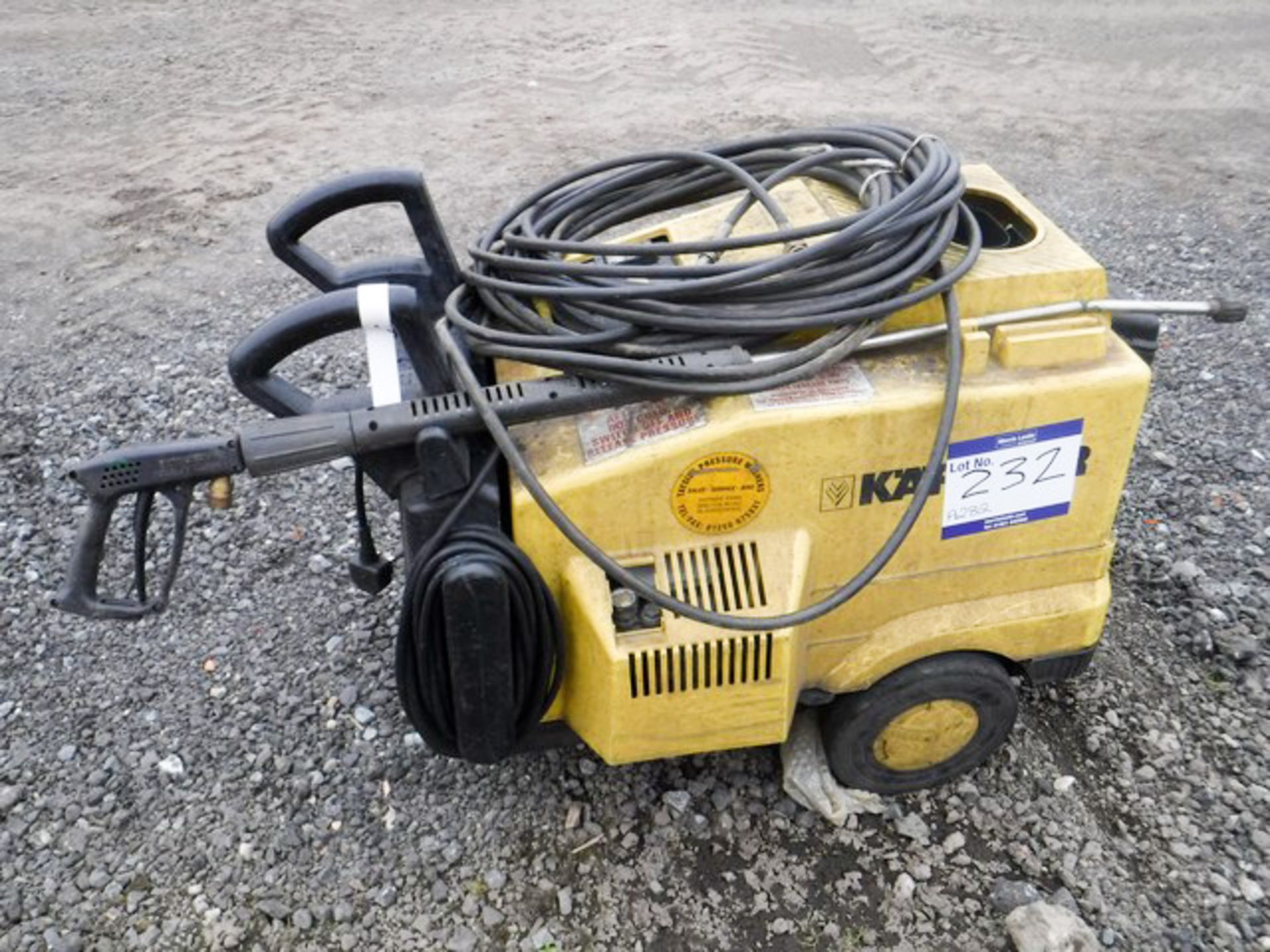 KARCHER hot water washer 240 volt.