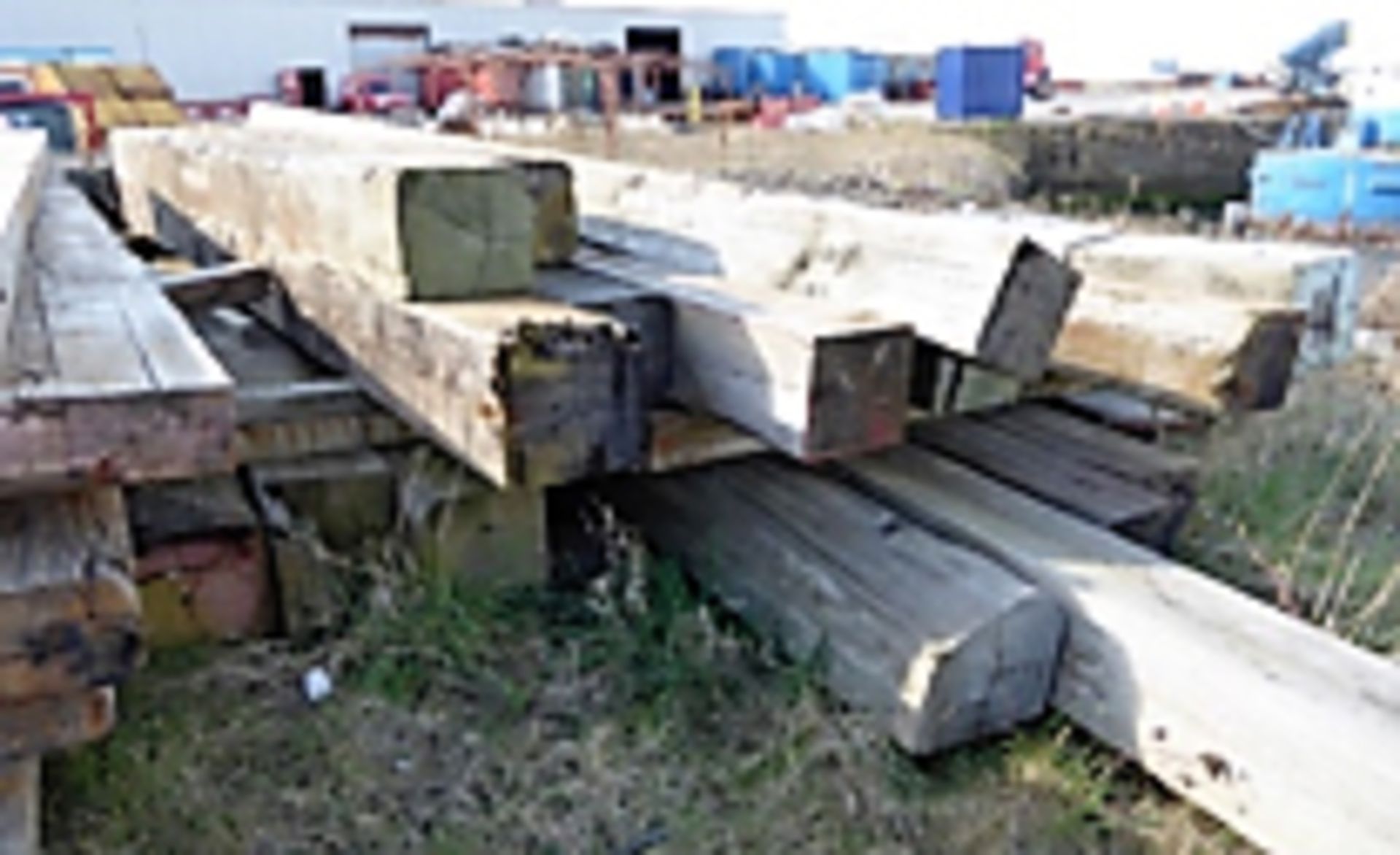 HARDWOOD TIMBER X 30 - 300mm x 300mm x 5m. Location - West Dock.. ** To be sold from Errol auction s