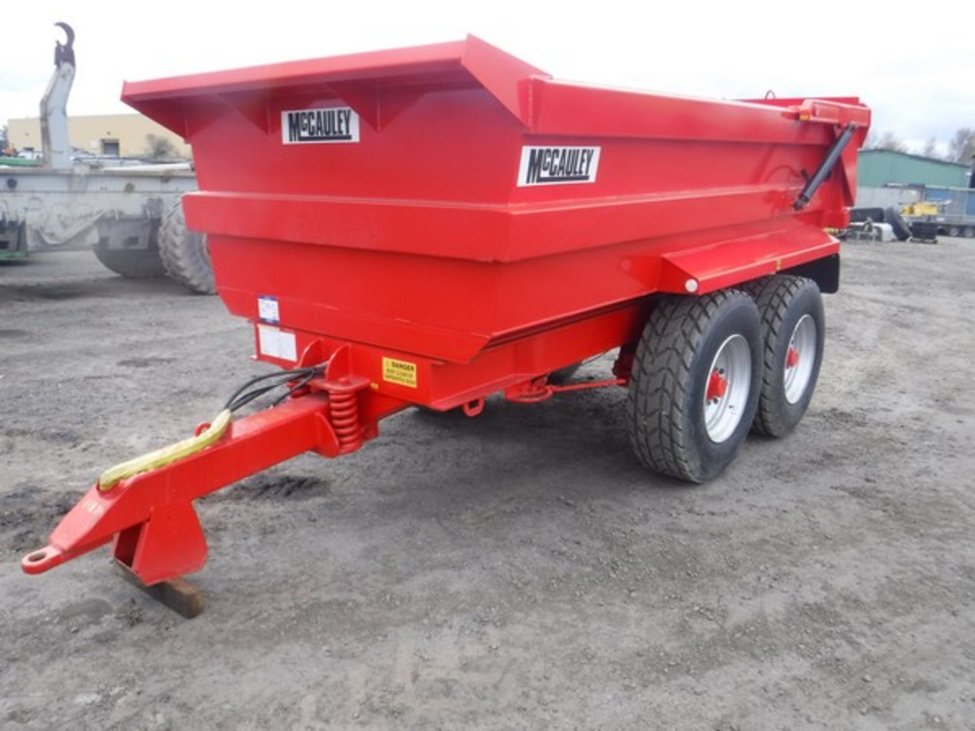 2016 MCCAULEY 14 TON DUMP TRAILER, S/N GT118330 NO DOCS IN OFFICE