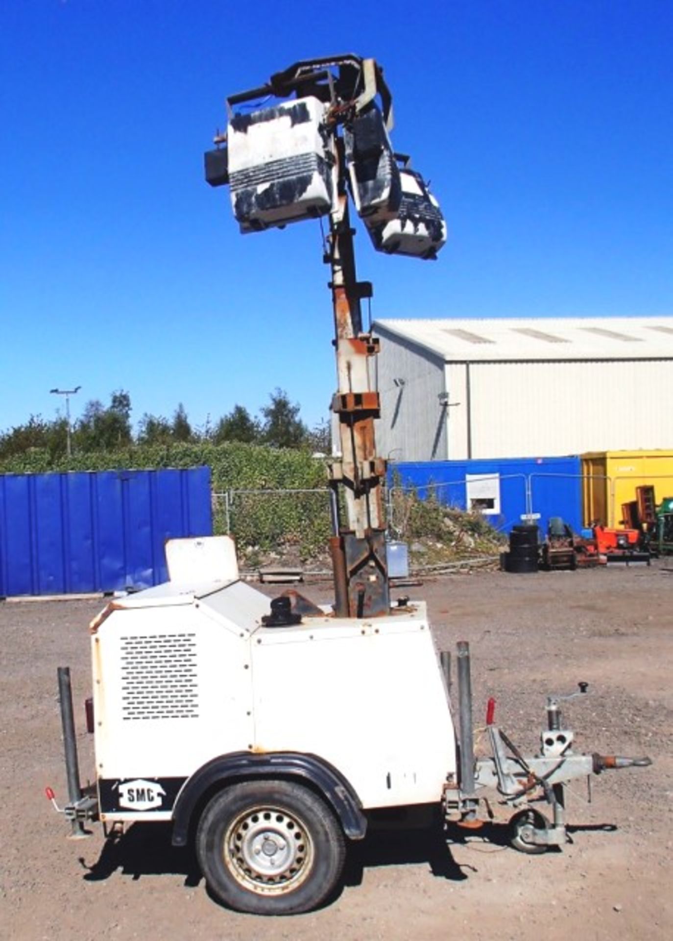 2010 SMC TL-90. SN T90108713 TOWABLE TOWER LIGHTS, ENGINE POWER 7.7KW @ 1500RPM. 992 HRS (NOT VERIFI - Image 2 of 6
