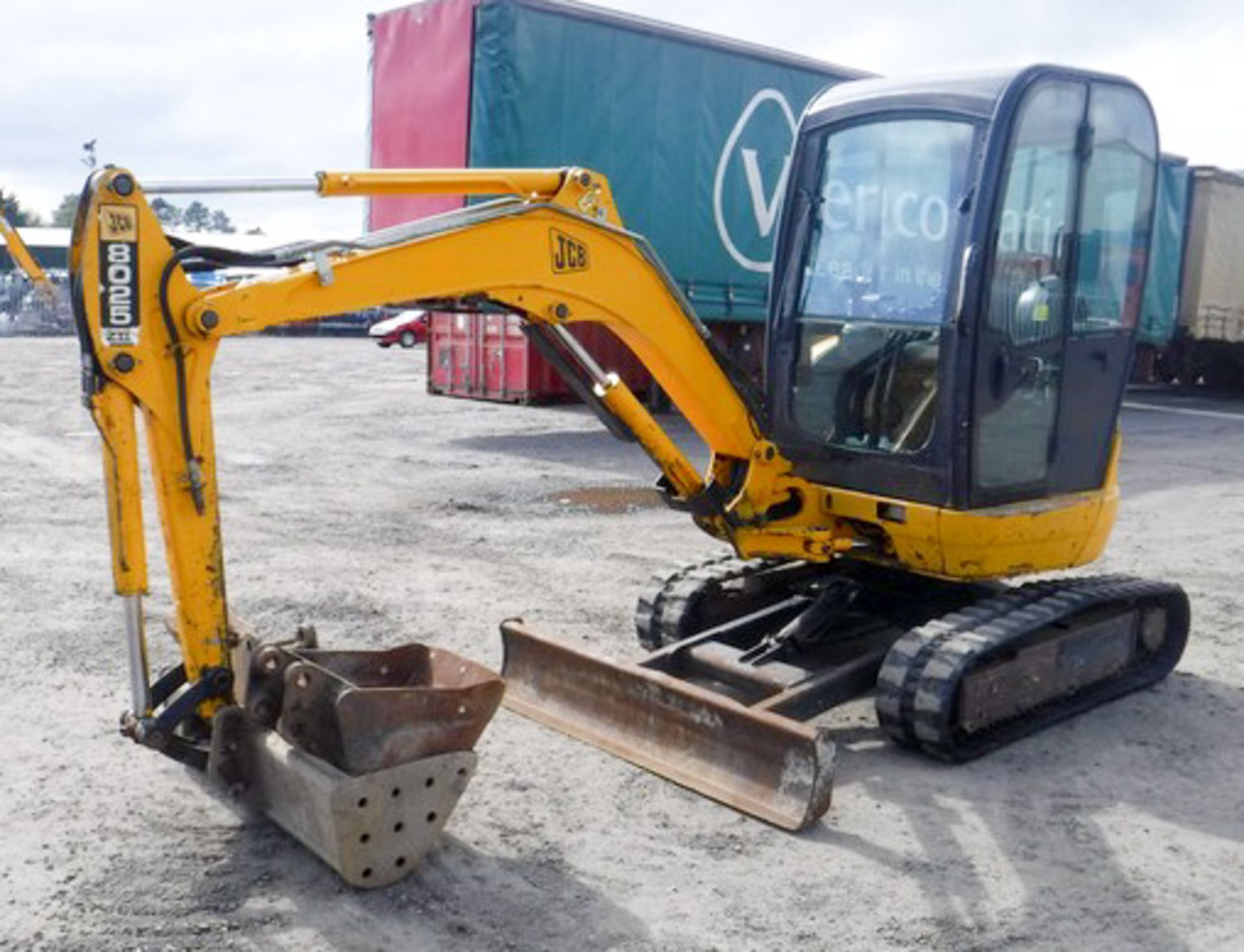 2007 JCB 8025 2TS, S/N 1226918, 3208HRS (NOT VERIFIED), C/W 3 BUCKETS