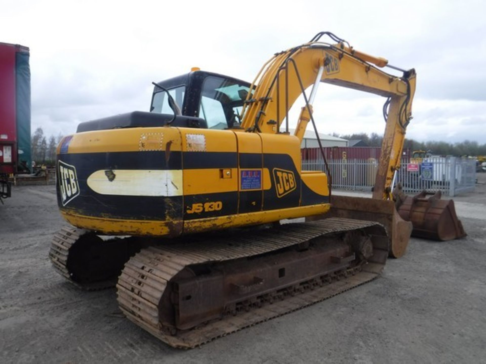 2002 JCB JS130, S/N SLPJ59022EO890198, C/W 3 BUCKETS, 7850HRS (NOT VERIFIED), ENGINE STOP NOT WORKIN - Bild 5 aus 22