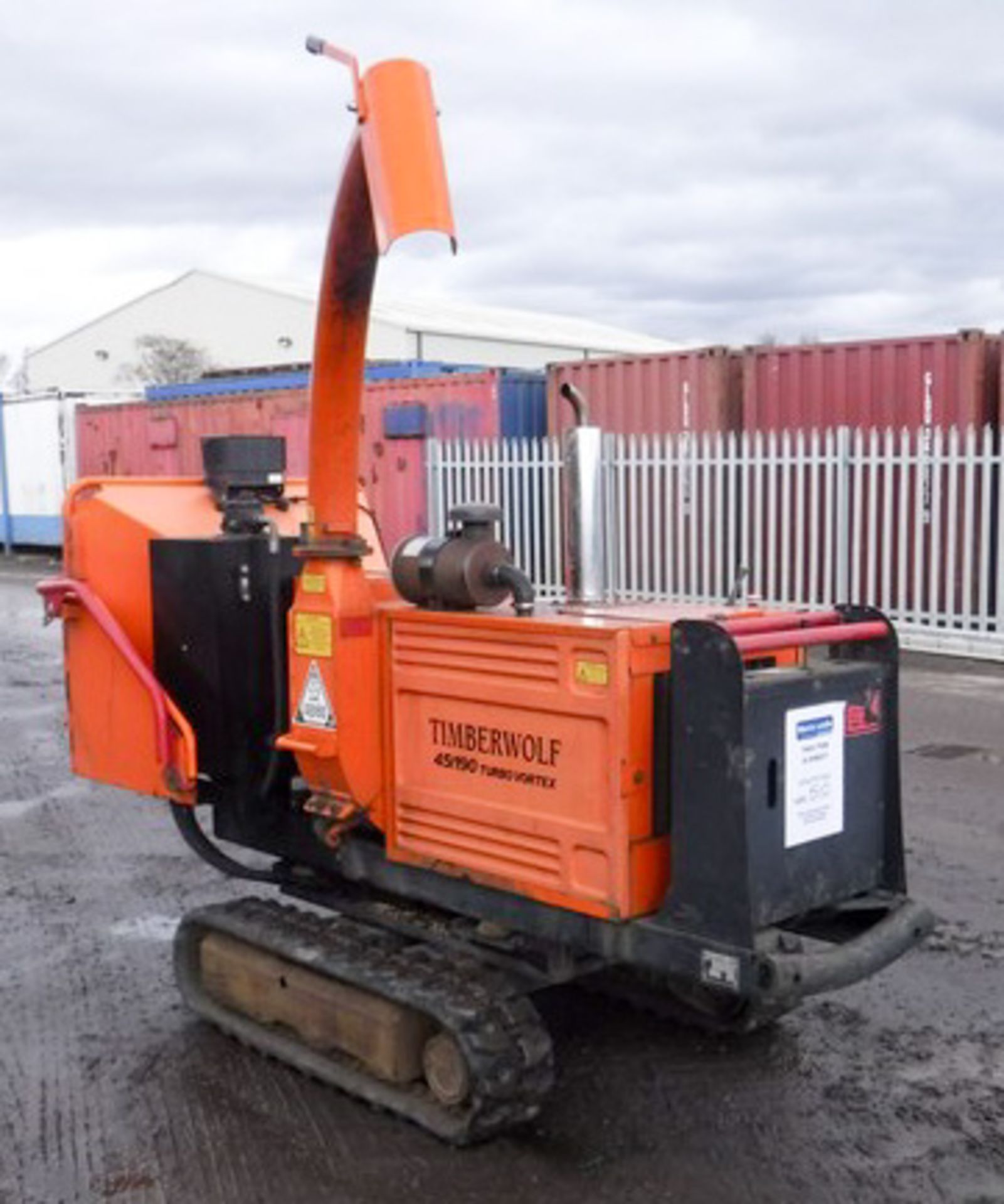 2010 TIMBERWOLF 190 TFTR TRACKED WOODCHIPPER, S/N 210156017-A9, ASSET NO 747-9071, 997HRS (NOT VERIF - Image 6 of 12