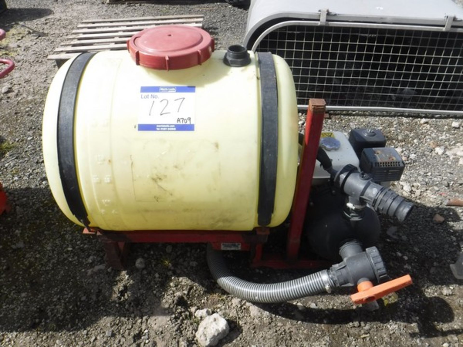 200L SPRAYER TANK C/W HONDA 5.5HP ENGINE AND PUMP