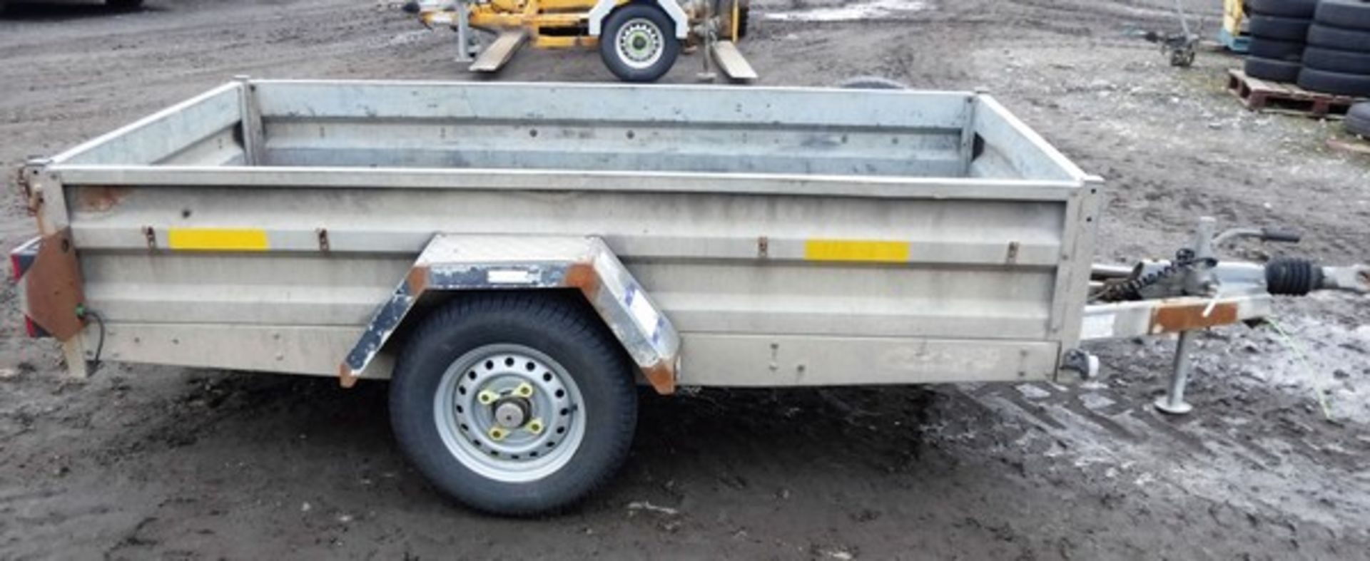 INDESPENSION TRAILER, 9FT X 4FT, VIN GTB084Y, S/N 085646. ASSET NO 758-7054 - Image 4 of 6