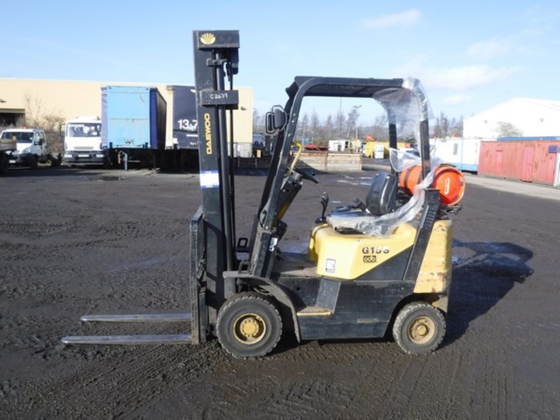 2004 DAEWOO FORKLIFT G155.TRIPLE MAST,SIDE SHIFT. - Image 9 of 12