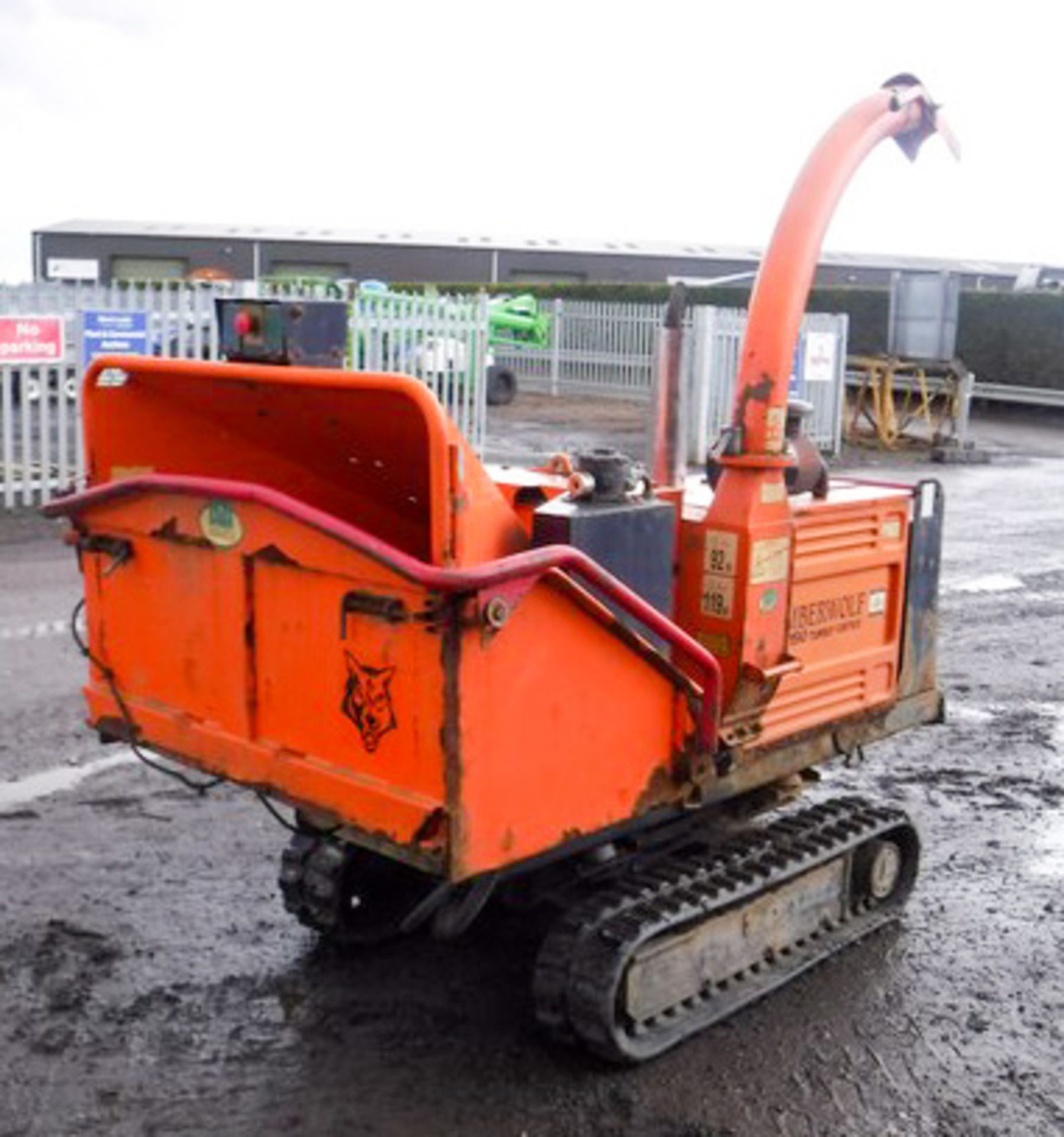 2007 TIMBERWOLF 190TFTR TRACKED WOODCHIPPER, S/N 207156015-A3, ASSET NO 747-7029, 929HRS (NOT VERIFI - Image 8 of 12