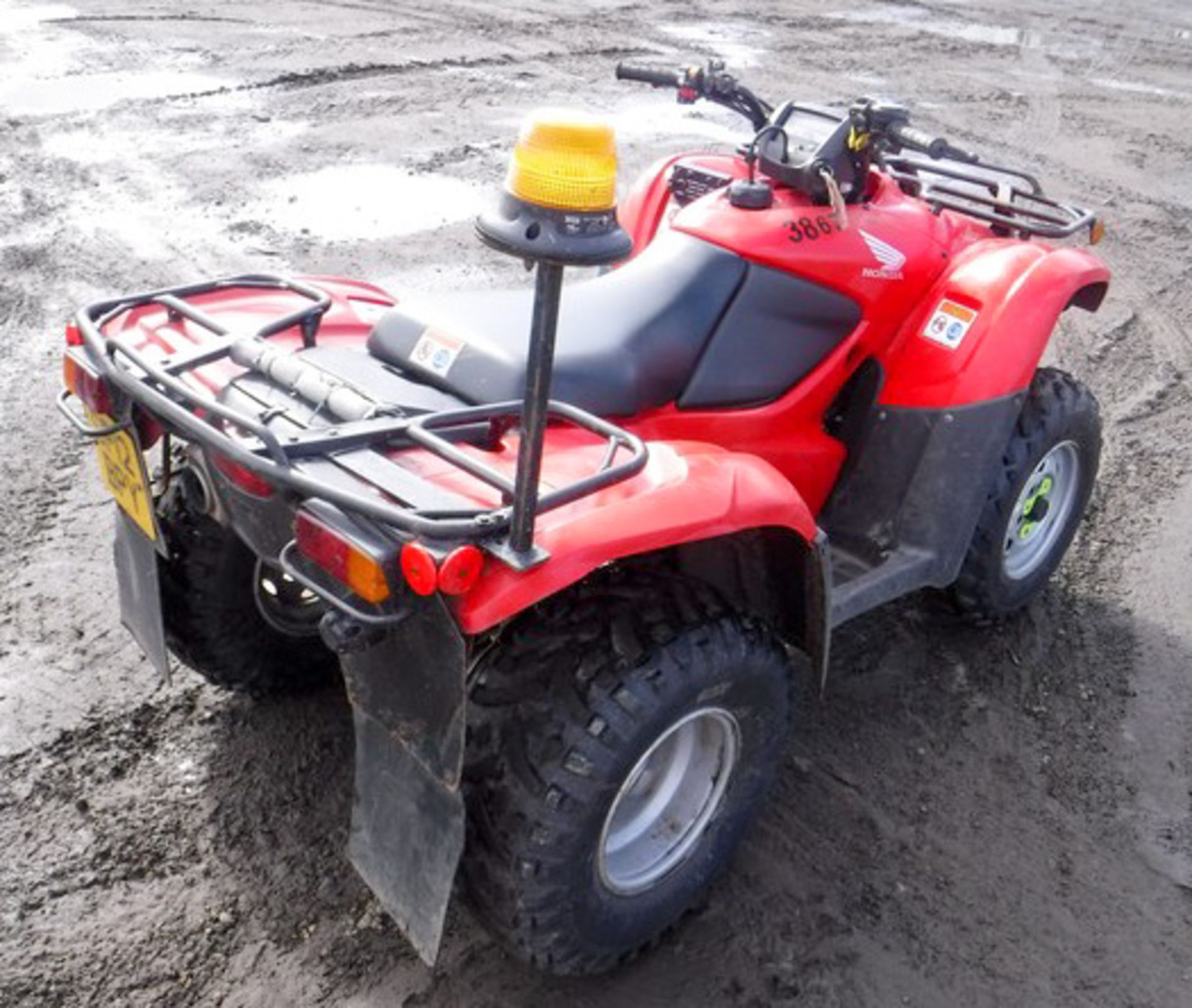 2012 HONDA TRX 420TM QUAD BIKE, REG- SP12BPY, 2 AXLES, 248KGS, 466HRS (NOT VERIFIED) - Bild 7 aus 11