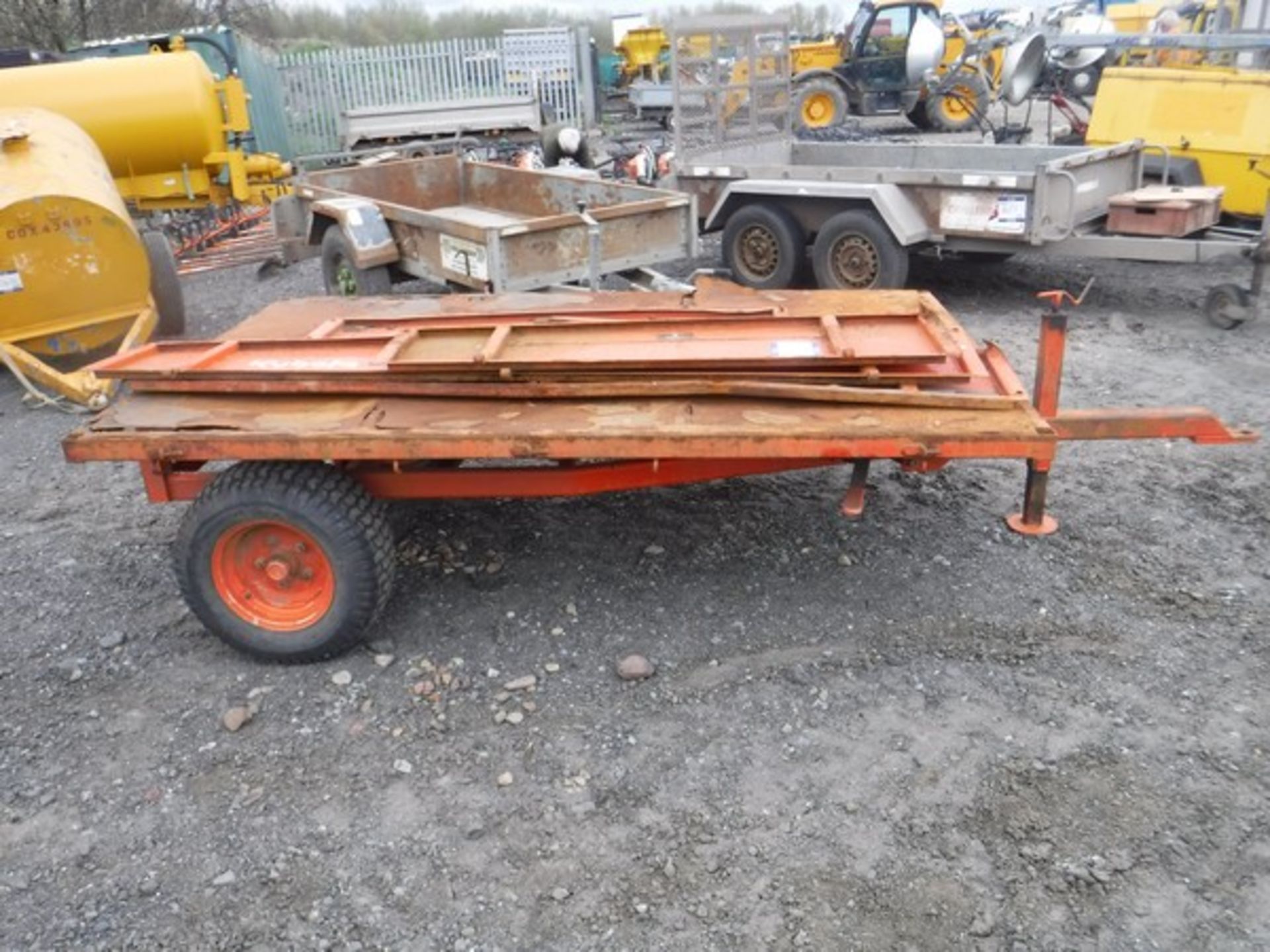 KUBOTA D W TOMLIN SINGLE AXLE HVD TIPPING TRAILER. MODEL W24T50036S. SN K-TR11119 SLCE403 - Image 2 of 5