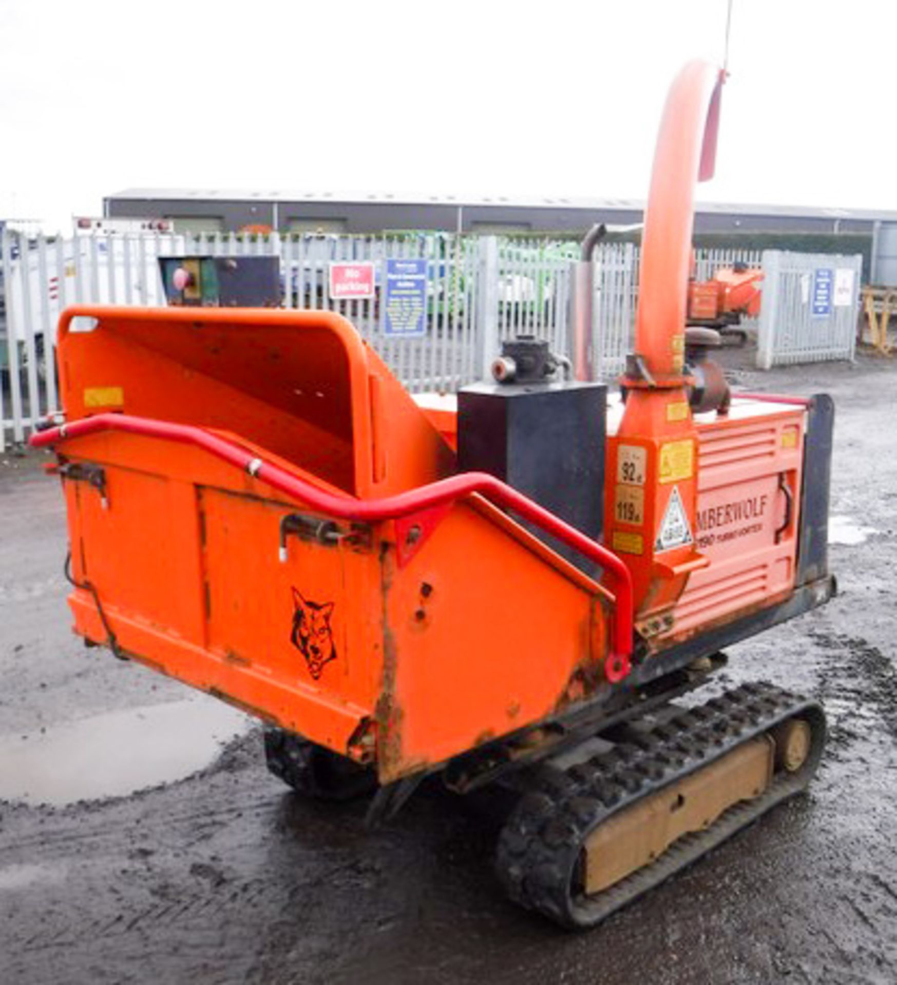 2010 TIMBERWOLF 190TFTR TRACKED WOODCHIPPER, S.N 210156021-A9, ASSET NO 747-9075, 873HRS (NOT VERIFI - Image 8 of 12