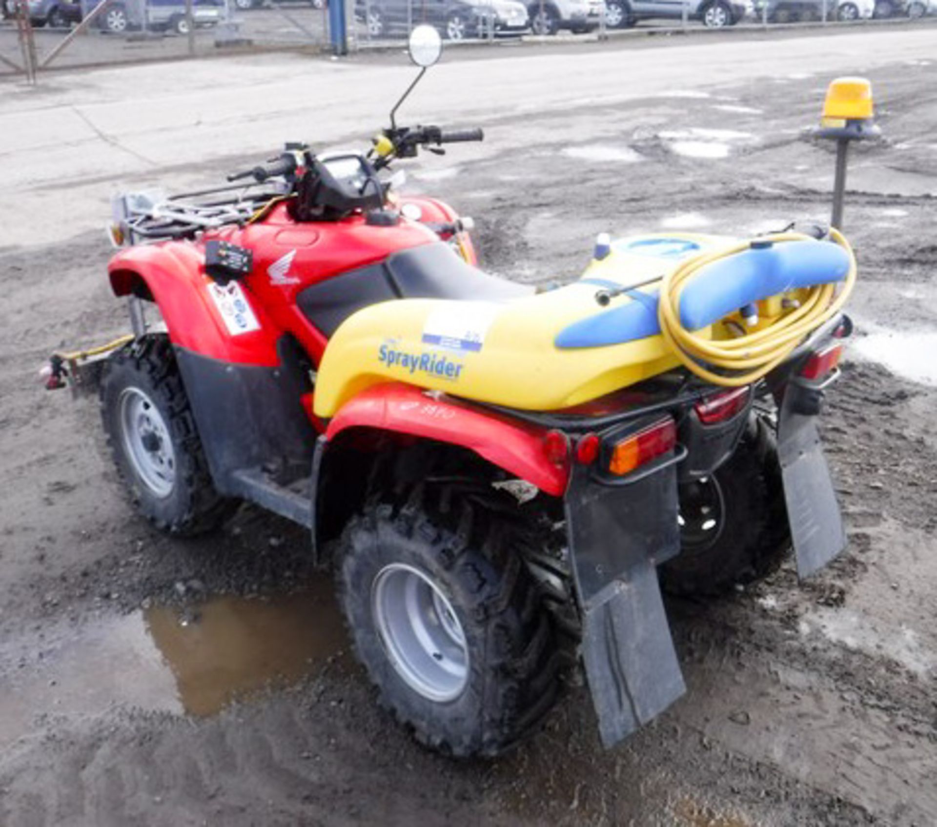 2012 HONDA TRX 420TM QUAD BIKE, REG - SP12BRF, 2 AXLES, 248KG, 369HRS (NOT VERIFIED), C/W C-DAX SPRA - Bild 7 aus 10