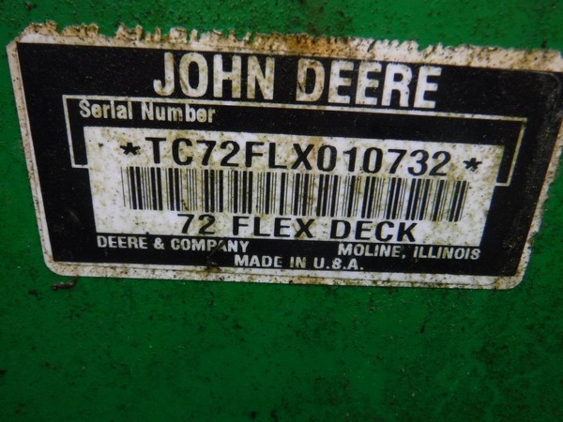 JOHN DEERE FLEXI DECK & PTO SHAFT - Image 3 of 3