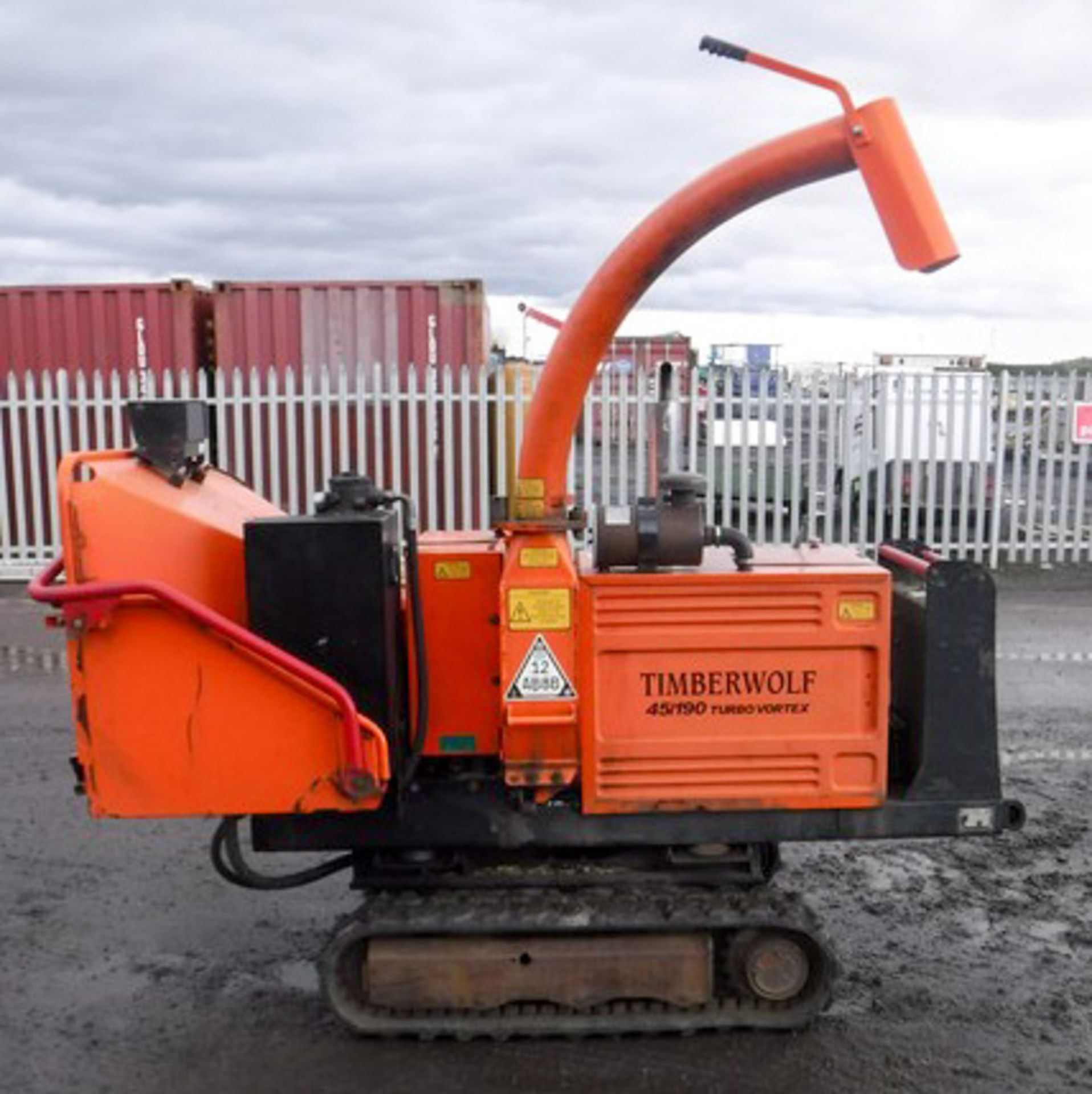 2010 TIMBERWOLF 190 TFTR TRACKED WOODCHIPPER, S/N 210156017-A9, ASSET NO 747-9071, 997HRS (NOT VERIF - Image 7 of 12