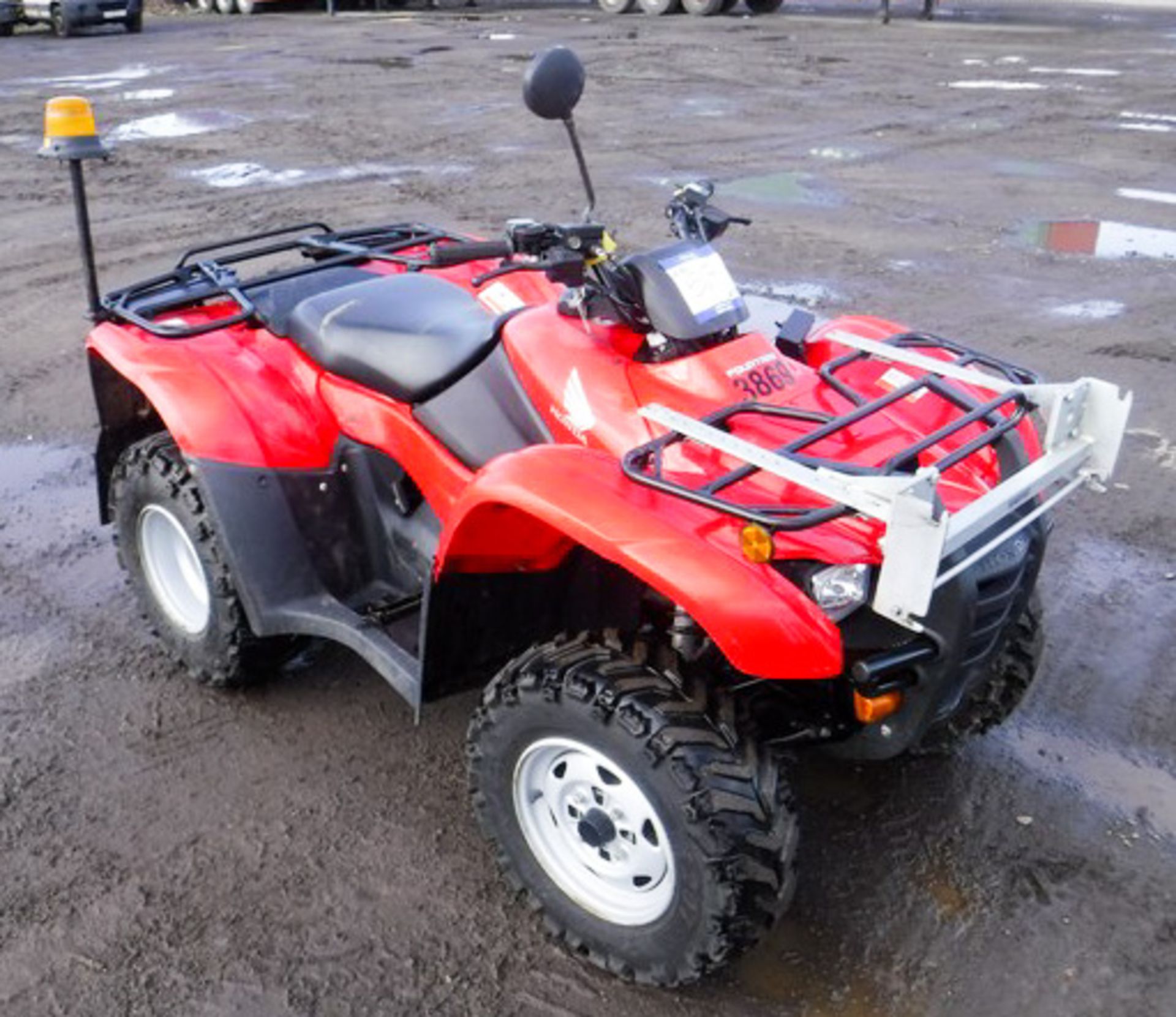 2012 HONDA TRX 420TM QUAD BIKE, REG - SP12BRV, 2 AXLES, 248KGS, 343HRS (NOT VERIFIED) - Image 4 of 10