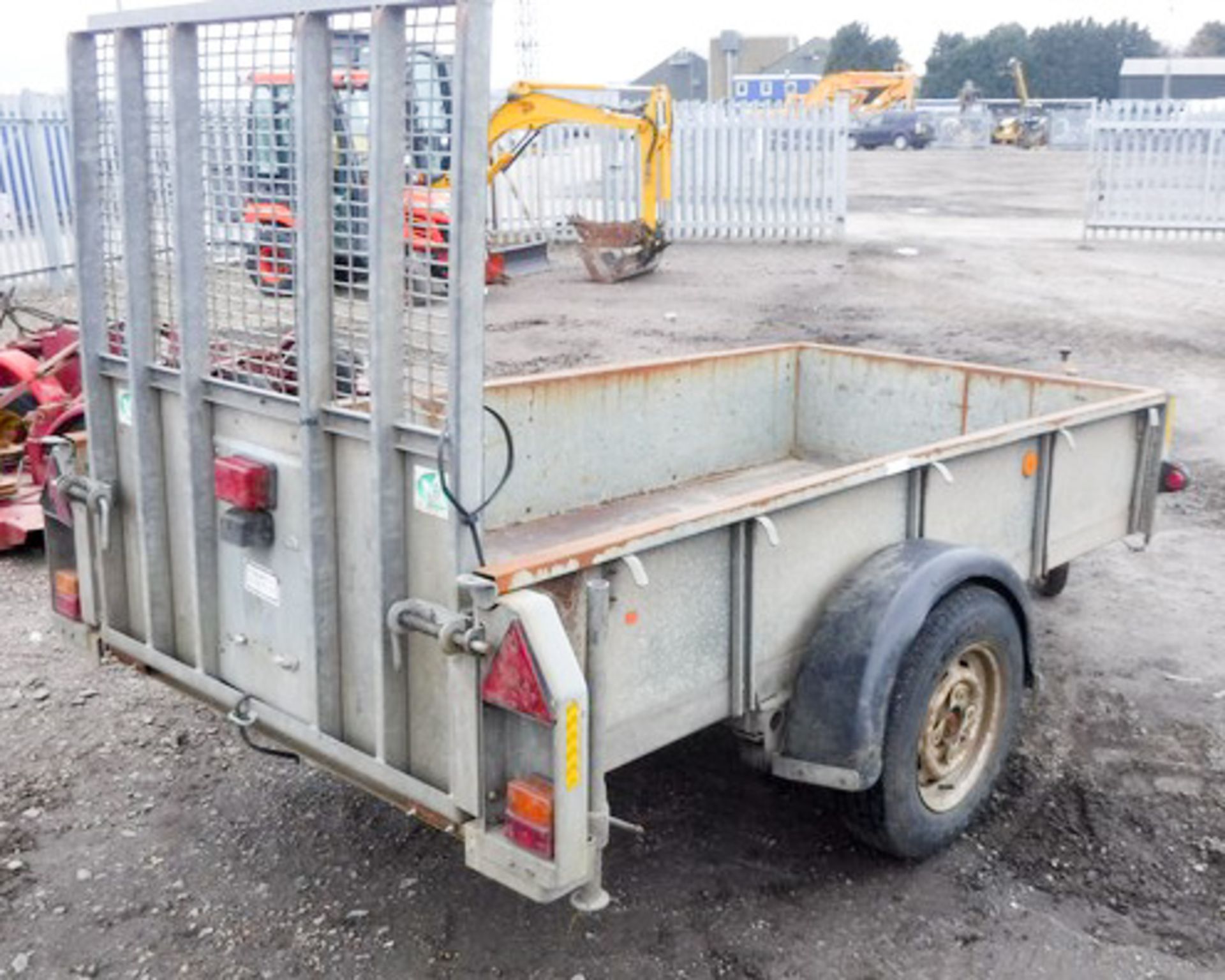 SEB 8' X 4' SINGLE AXLE TRAILER, S/N 1W1048, ASSET 758-8312 - Image 2 of 5