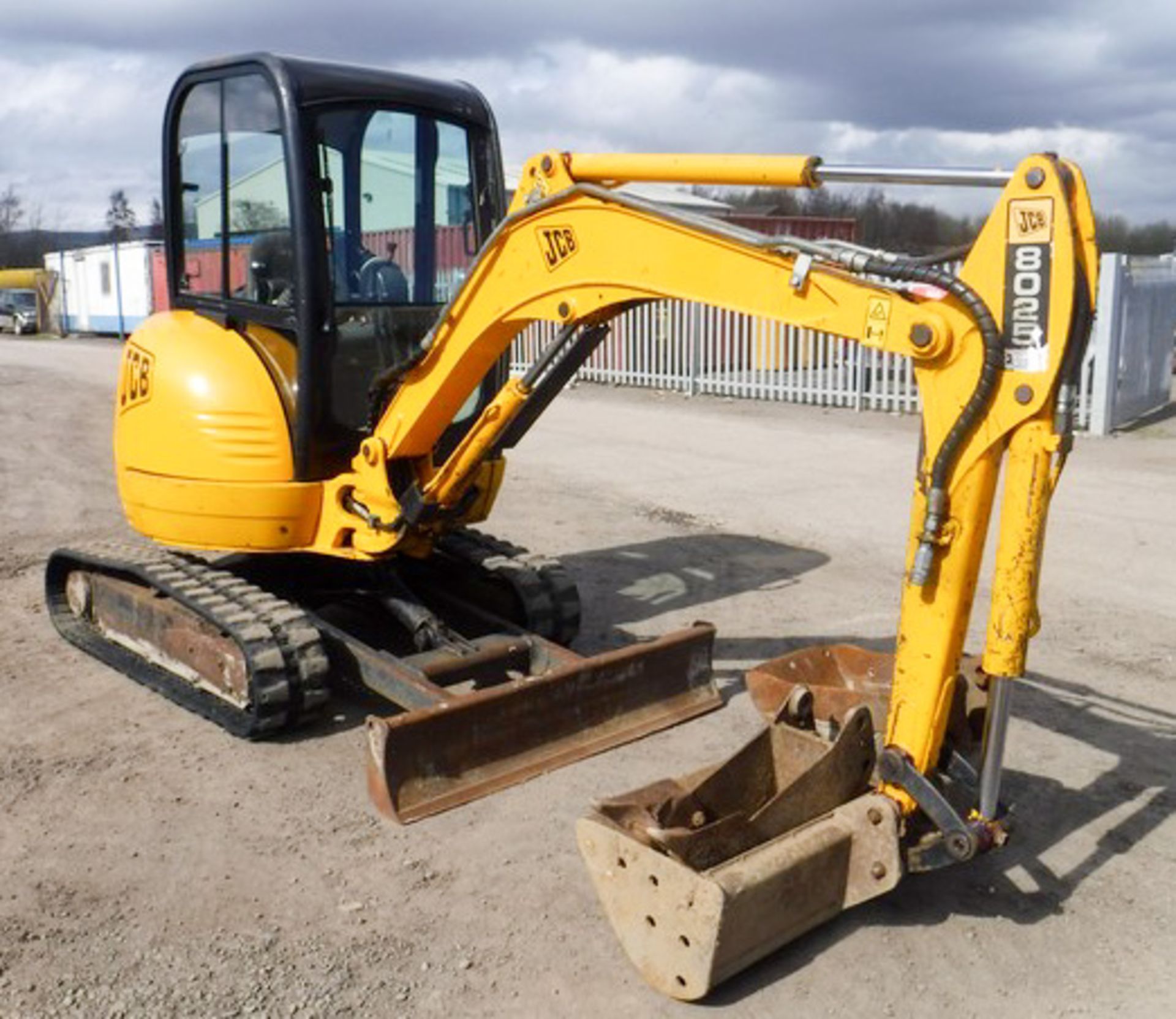 2007 JCB 8025 2TS, S/N 1226918, 3208HRS (NOT VERIFIED), C/W 3 BUCKETS - Bild 10 aus 16