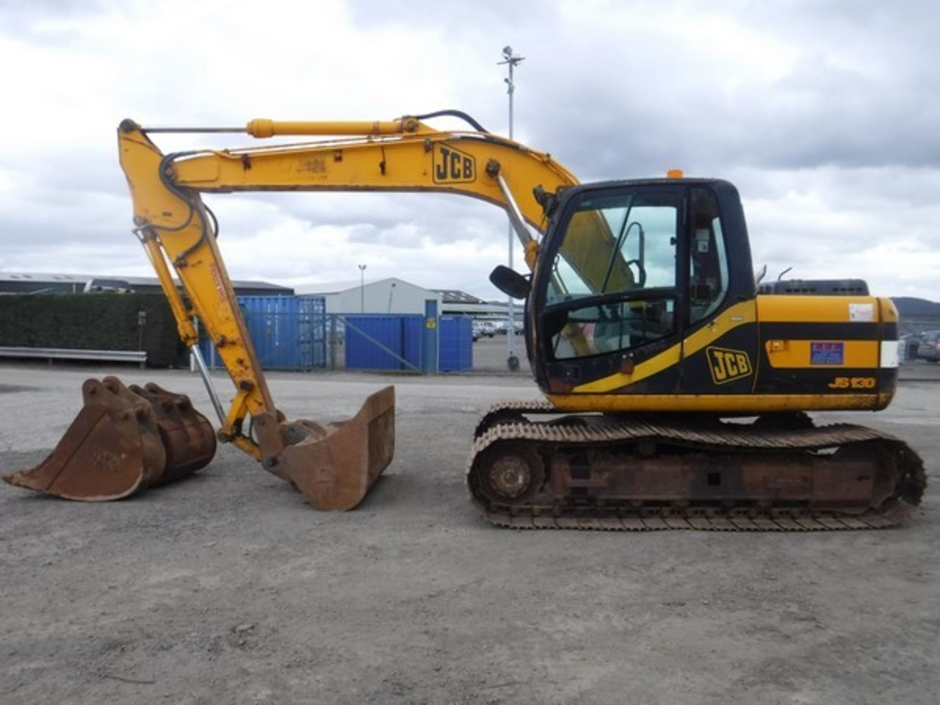 2002 JCB JS130, S/N SLPJ59022EO890198, C/W 3 BUCKETS, 7850HRS (NOT VERIFIED), ENGINE STOP NOT WORKIN - Image 8 of 22