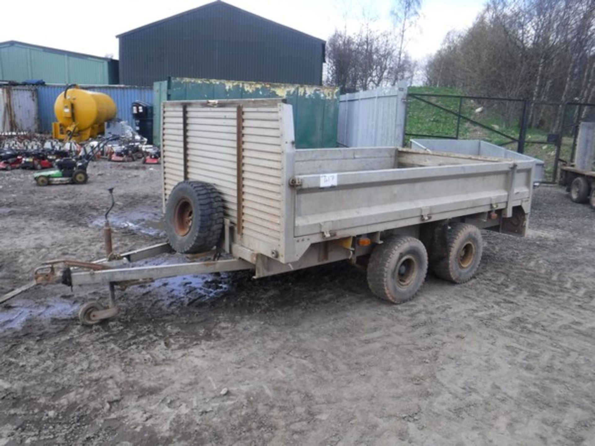 14' ALUMINIUM TWIN AXLE TRAILER