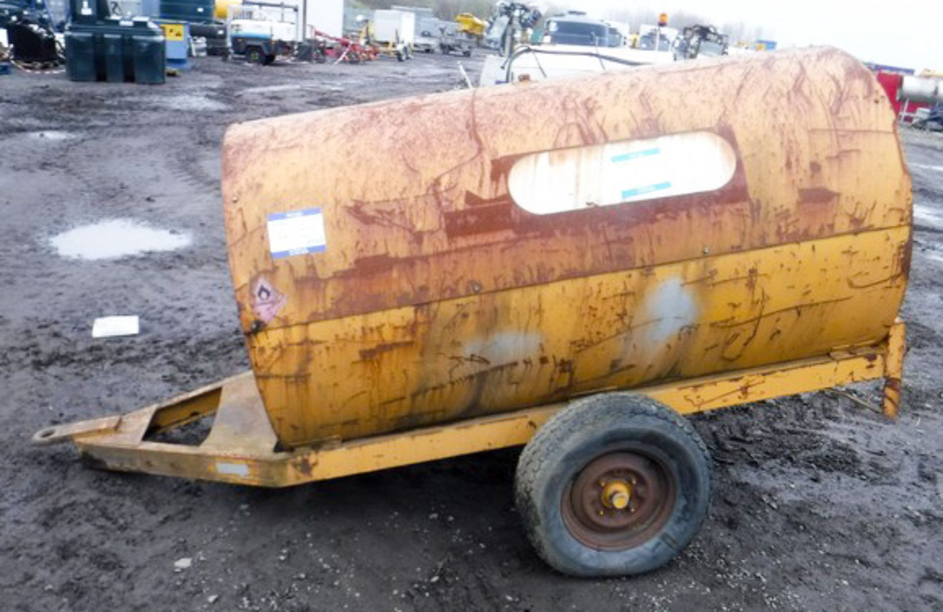 TRAILER ENGINEERING BUNDED FUEL TANK, S/N 13654