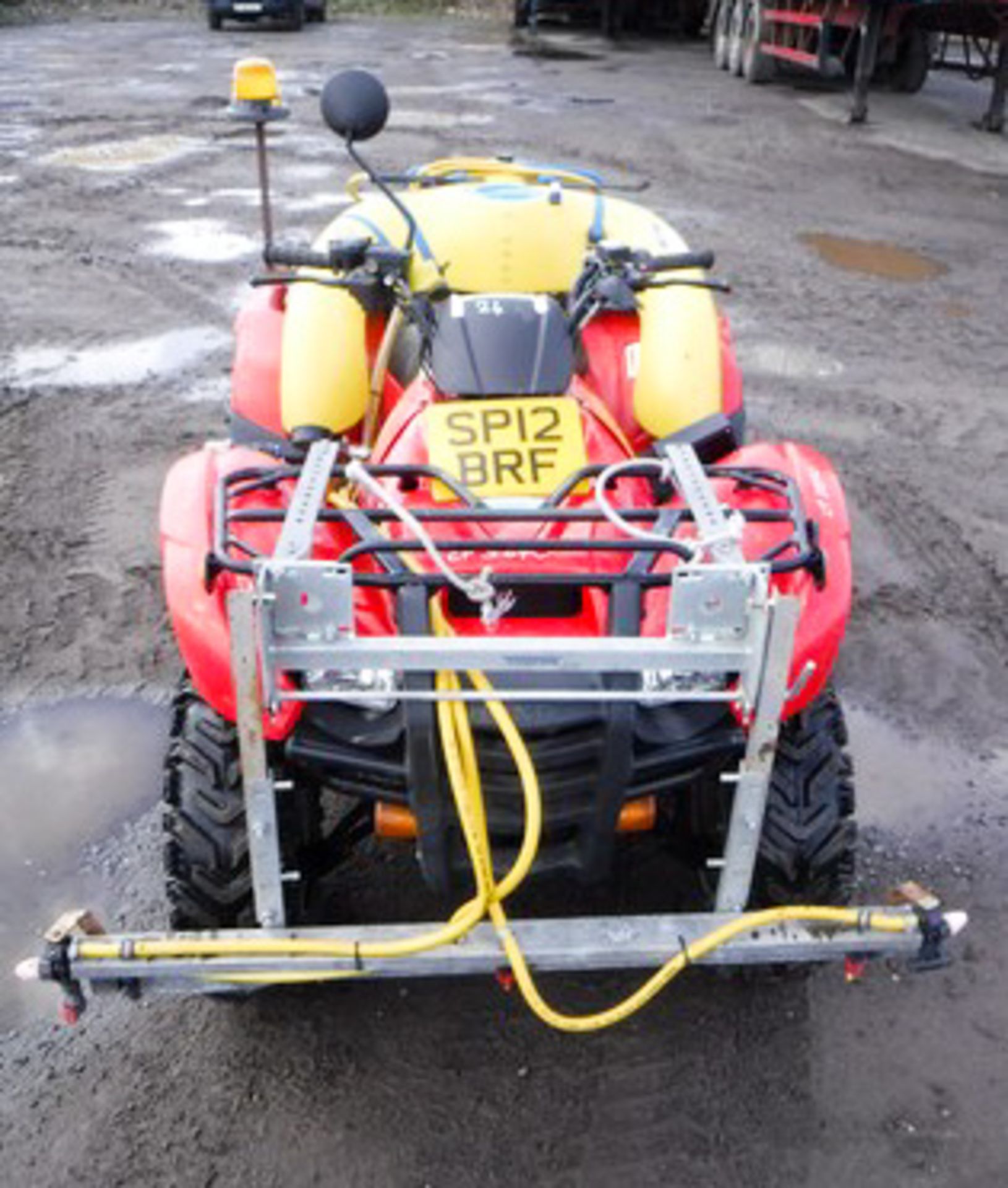 2012 HONDA TRX 420TM QUAD BIKE, REG - SP12BRF, 2 AXLES, 248KG, 369HRS (NOT VERIFIED), C/W C-DAX SPRA - Image 3 of 10