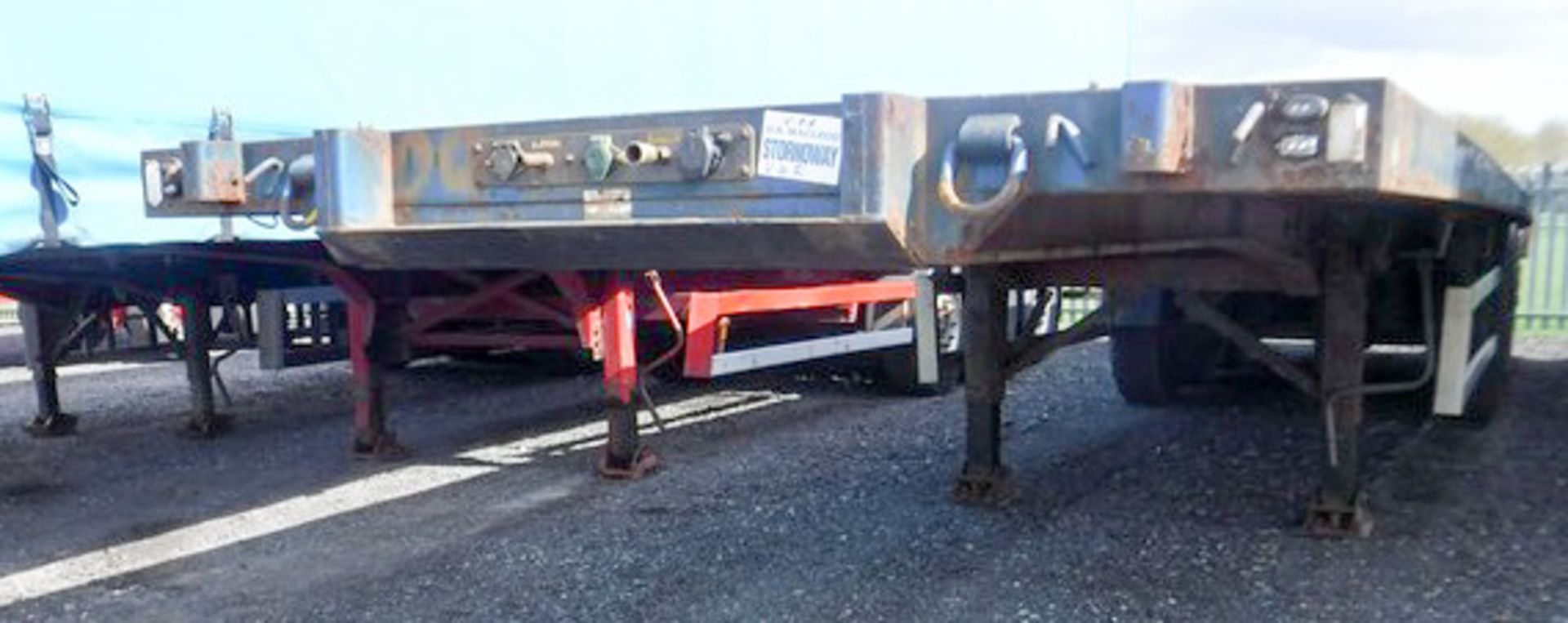 2004 MONTRACON FLATBED, REG C160047, ID 22187, 3 AXLES, MOT UNTIL NOVEMBER 2018 NO DOC IN OFFICE - Image 7 of 9