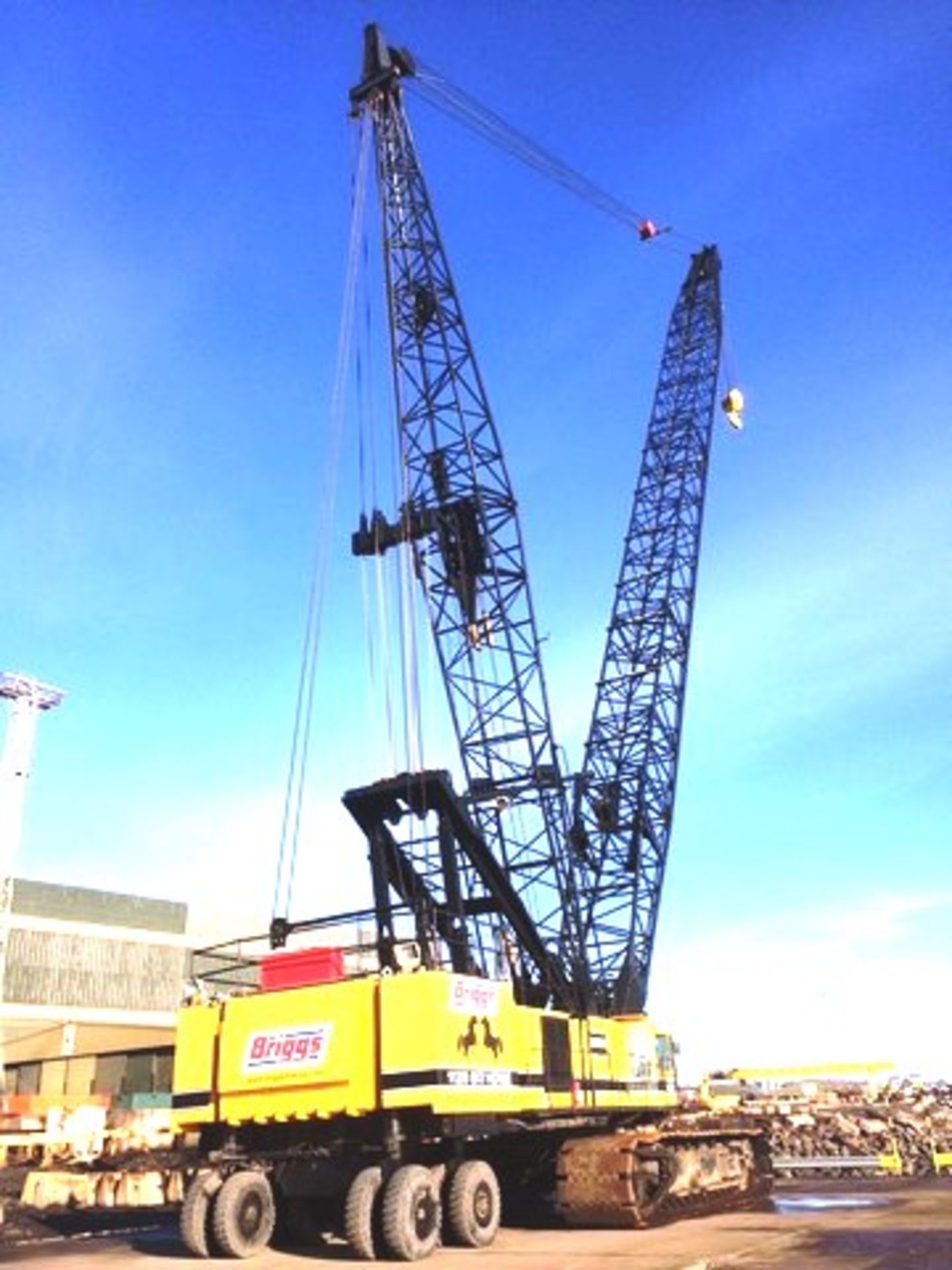 1972 AMERICAN SKYHORSE 112250 (Ross Mac) crawler crane, Cummings engine, 400t capacity, main boom 60