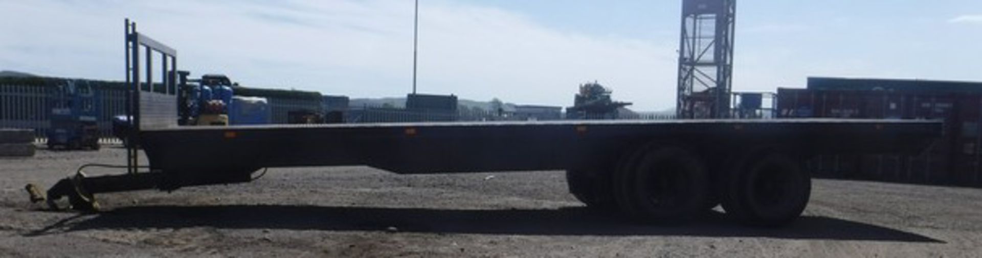 FLAT BALE TRAILER, 31ft long - Bild 2 aus 5