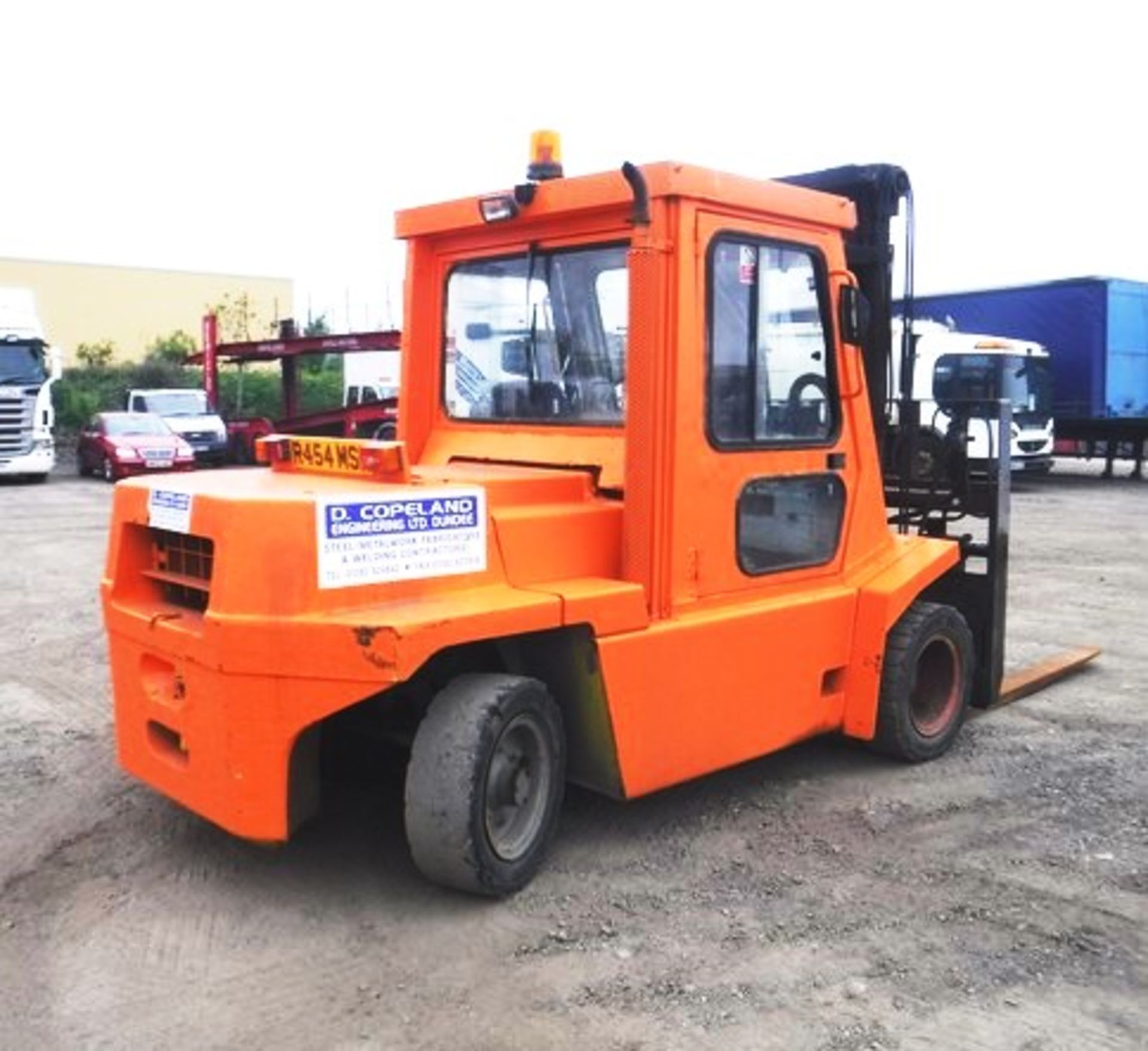 FIAT 8T FORKLIFT s/n 9449820 3665hrs (not verified). Reg No 454 MSA - Image 14 of 17