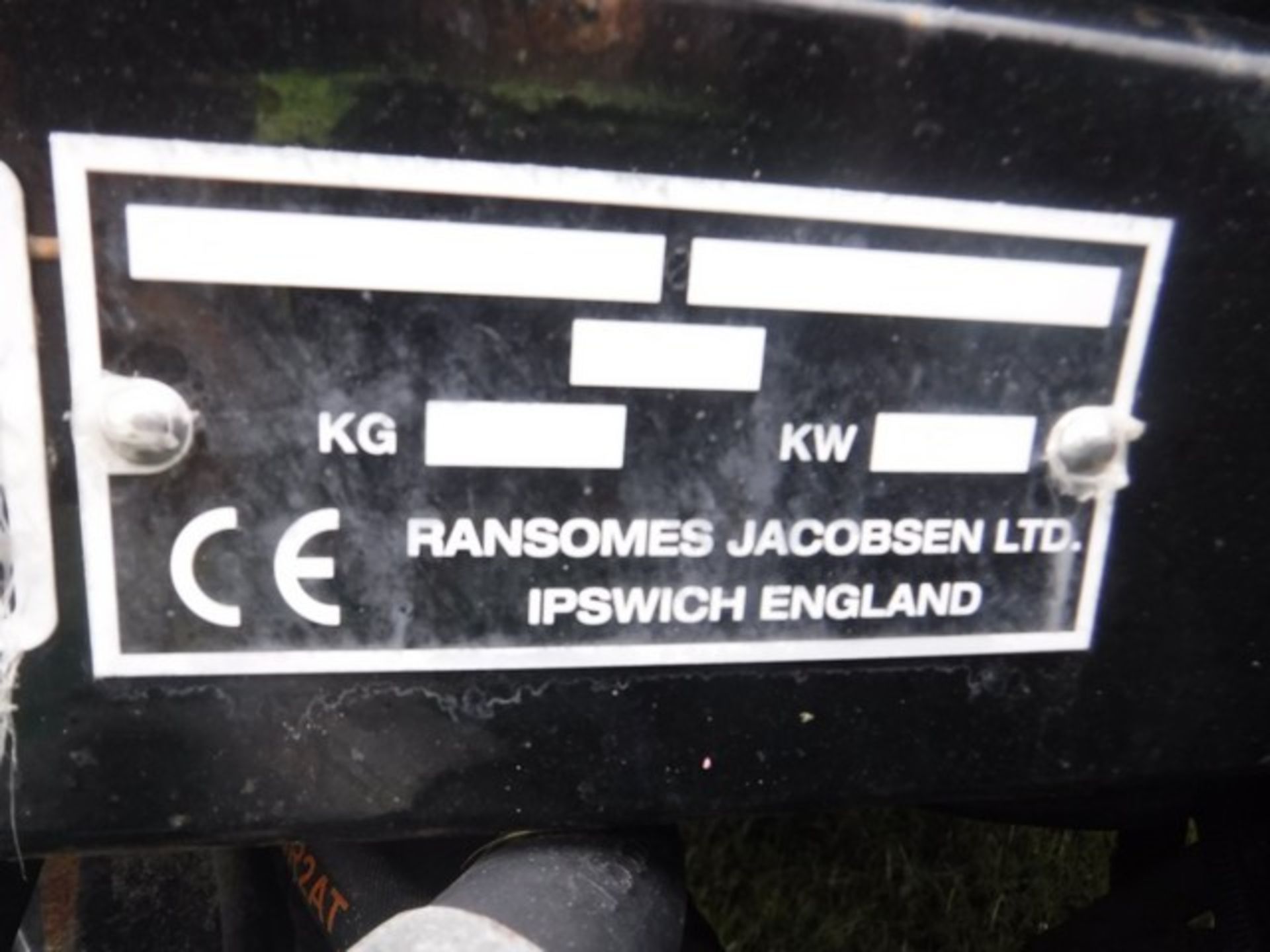 2003 RANSOMES ride on mower. Reg - SN03HLD. 4407hrs (correct) - Image 10 of 17